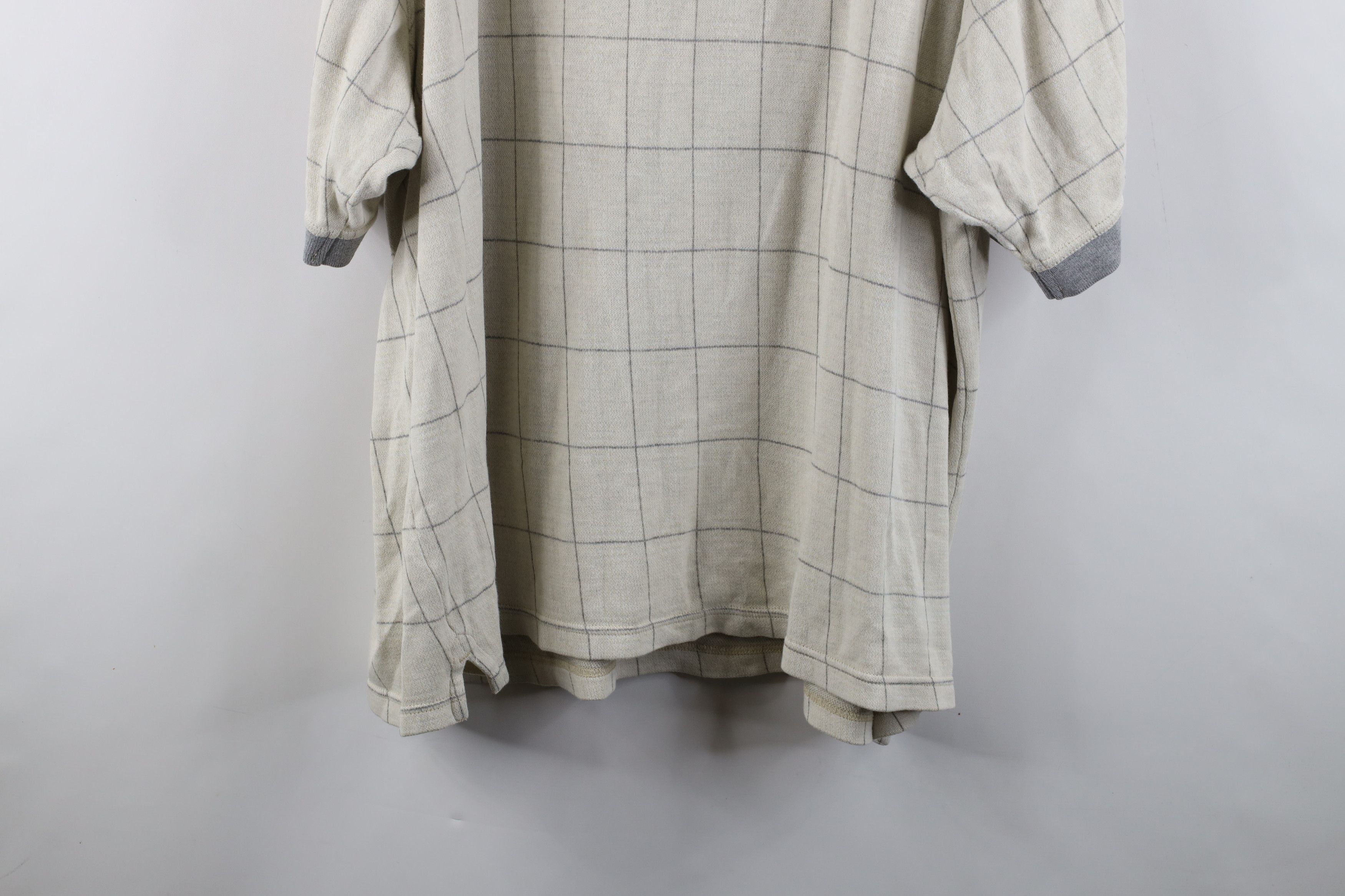 Vintage Vintage 90s Streetwear Fit Checkered Knit Golf Polo Shirt Size US XL / EU 56 / 4 - 12 Thumbnail