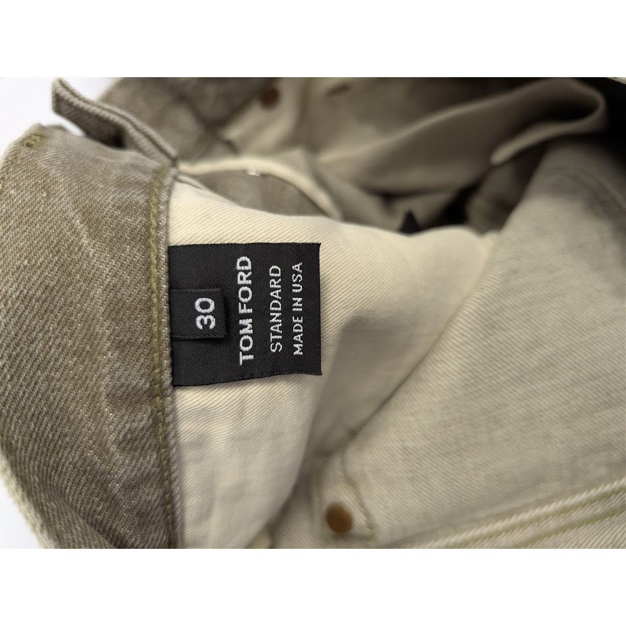 Tom Ford o1rshd1 Denim Jeans in Khaki Size US 30 / EU 46 - 18 Thumbnail