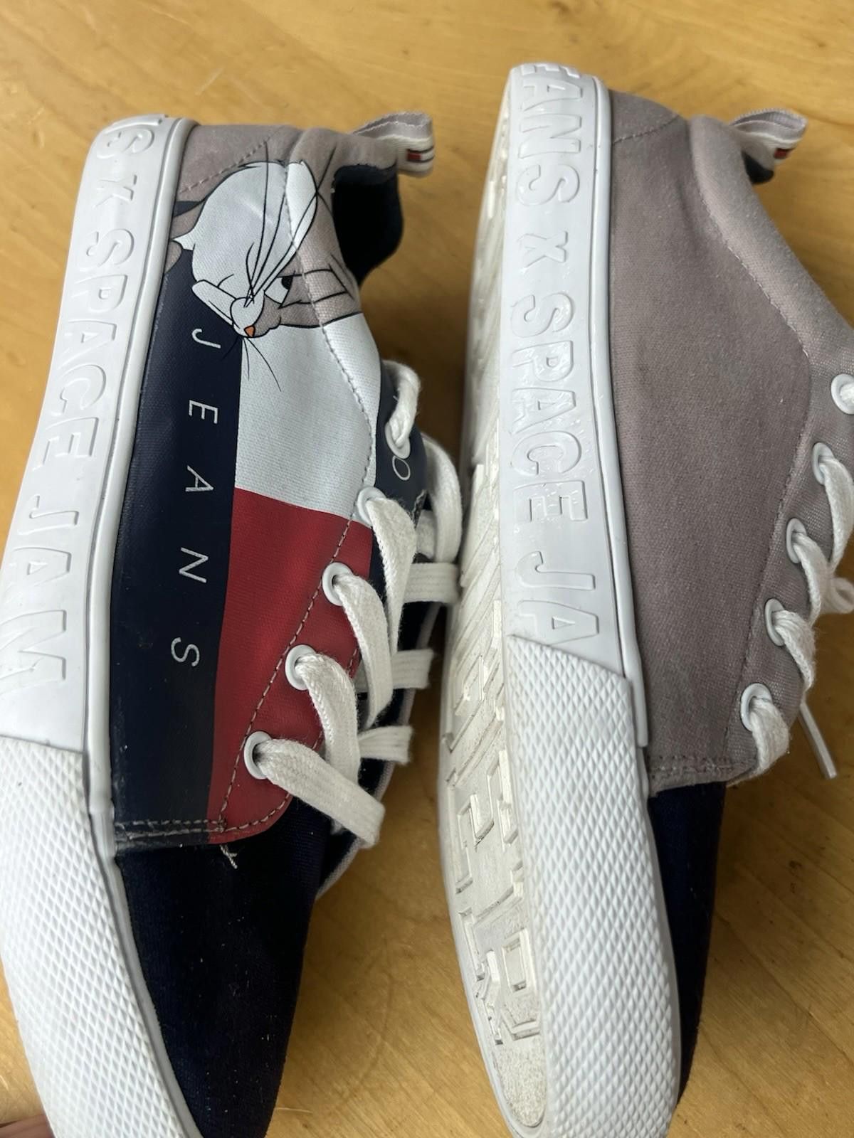 Tommy Hilfiger Tommy Hilfiger A New Legacy Space Jam Gray Blue Shoes 5 Size US 5 / EU 37 - 4 Thumbnail