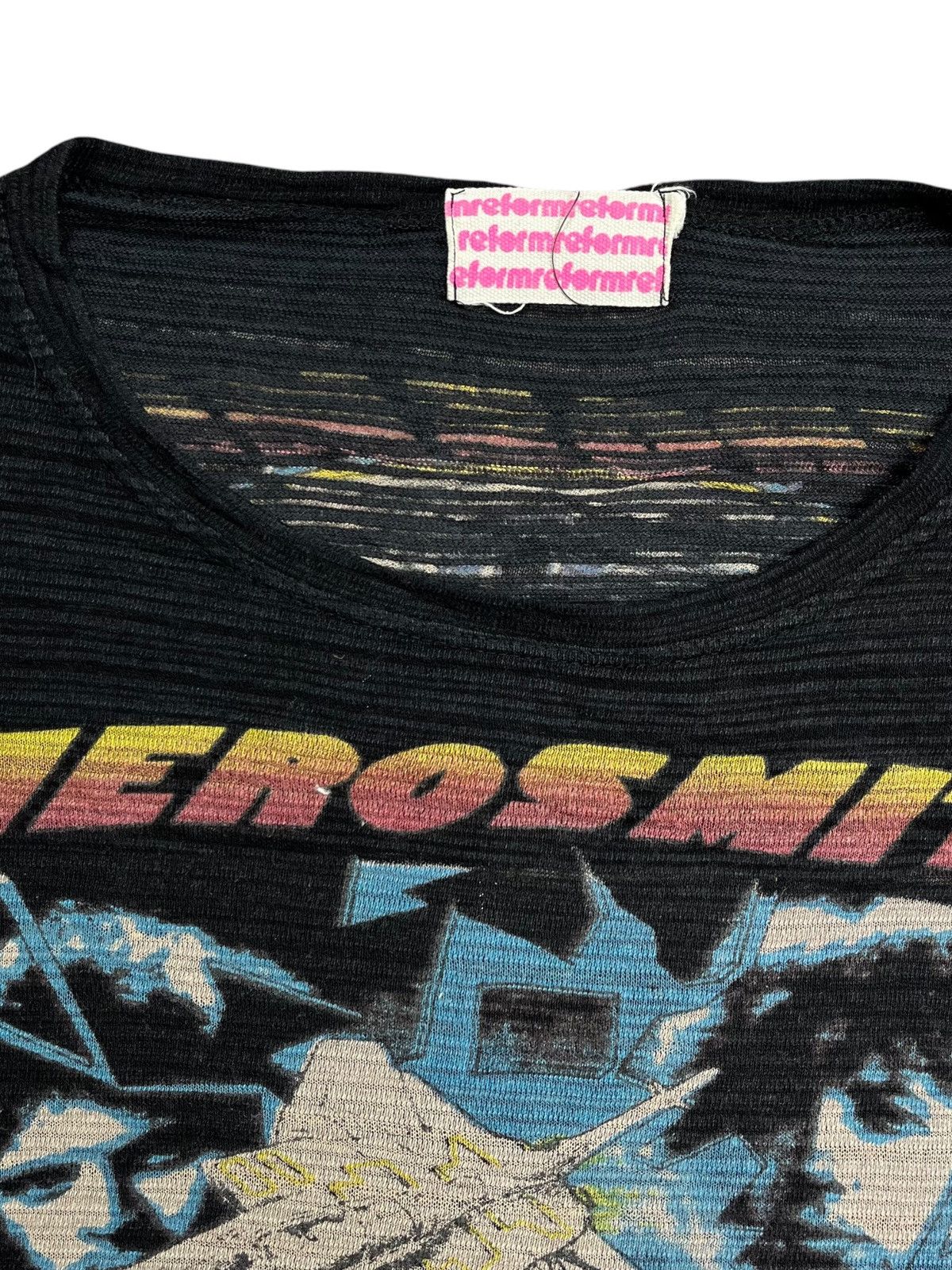 Band Tees 2000s Aero Smith - Done With Mirrors Mesh Top Size US M / EU 48-50 / 2 - 5 Thumbnail