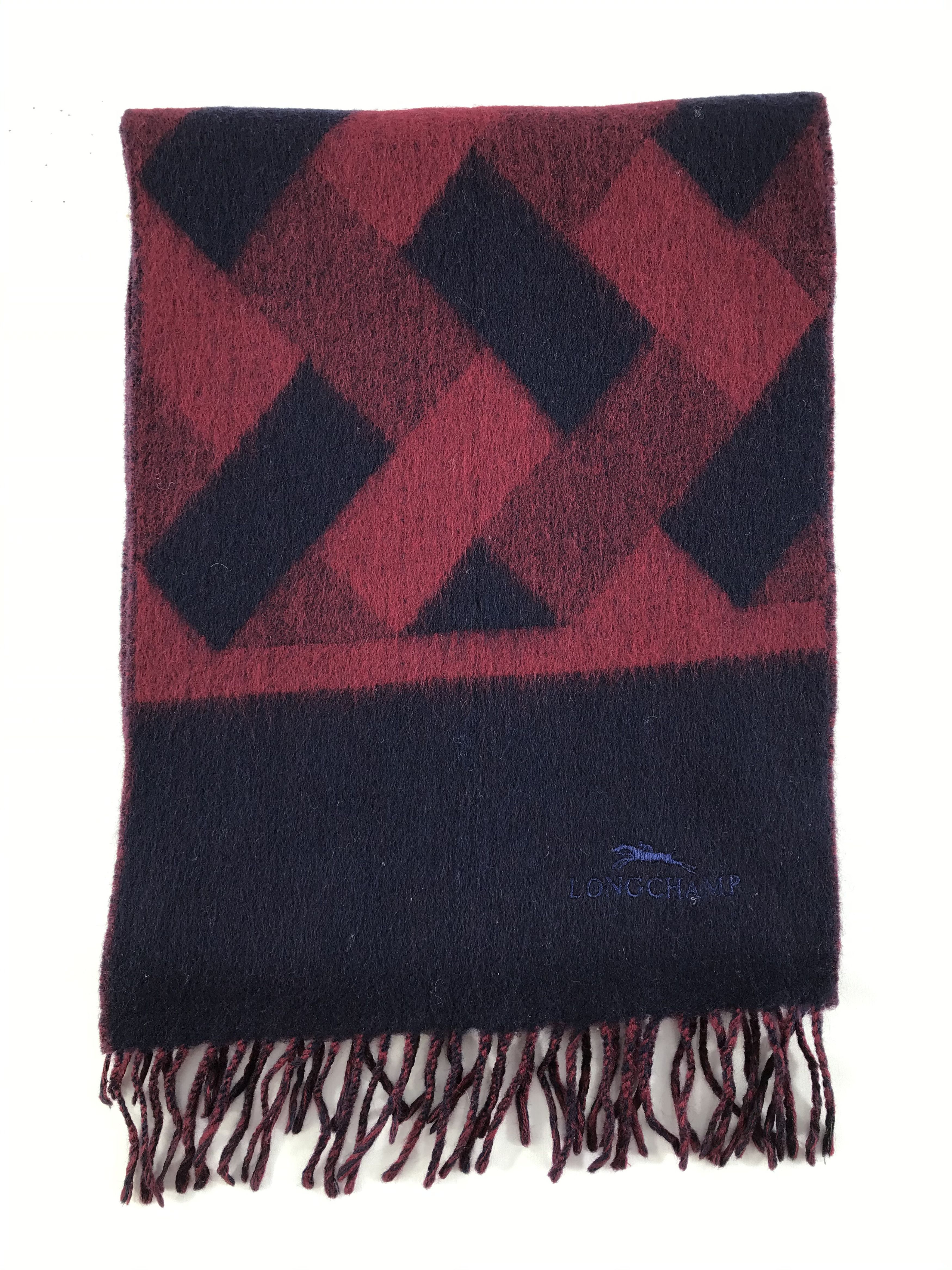 Longchamp Vintage Longchamps Scarf/Muffler/Neckwear MF992 Size ONE SIZE - 2 Thumbnail