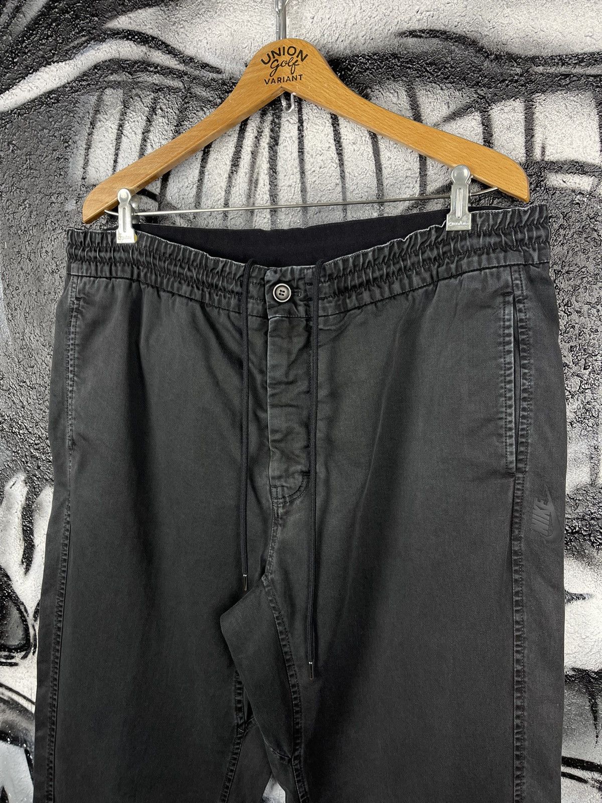 Nike Nike Lab Woven Faded Black Italian Jogger Pants Men’s Size L Size US 36 / EU 52 - 3 Thumbnail