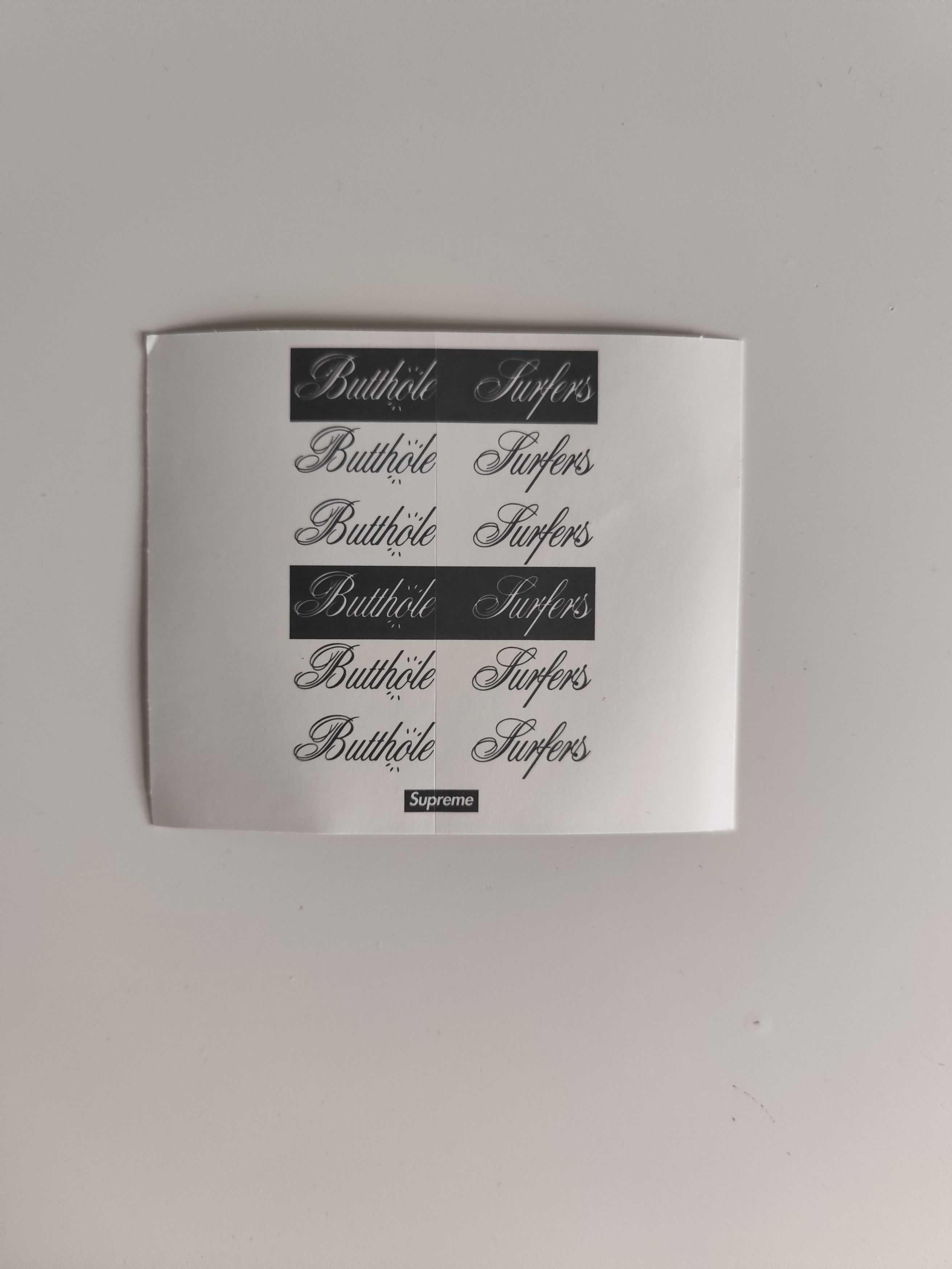 Supreme Supreme Butthole Purfers sticker Size ONE SIZE - 2 Thumbnail