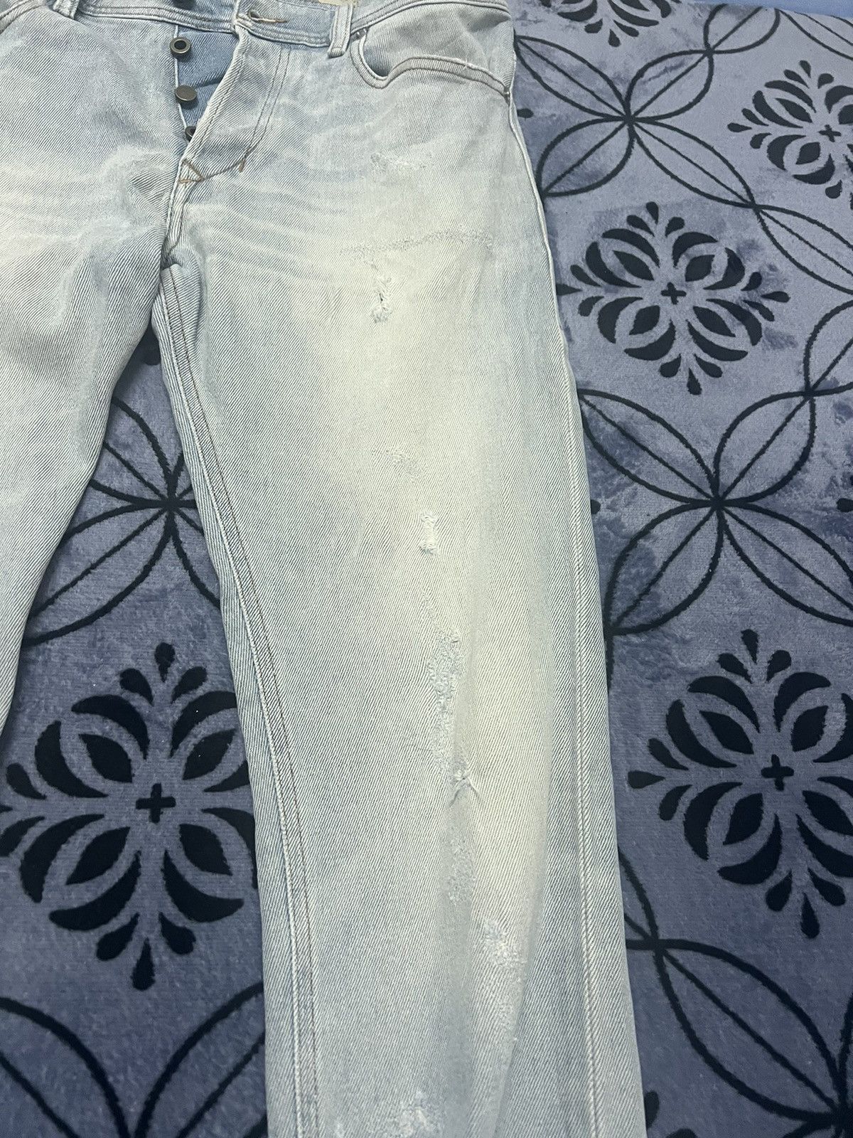 Diesel Diesel Industry - Distressed selvedge jeans Size US 31 - 5 Thumbnail