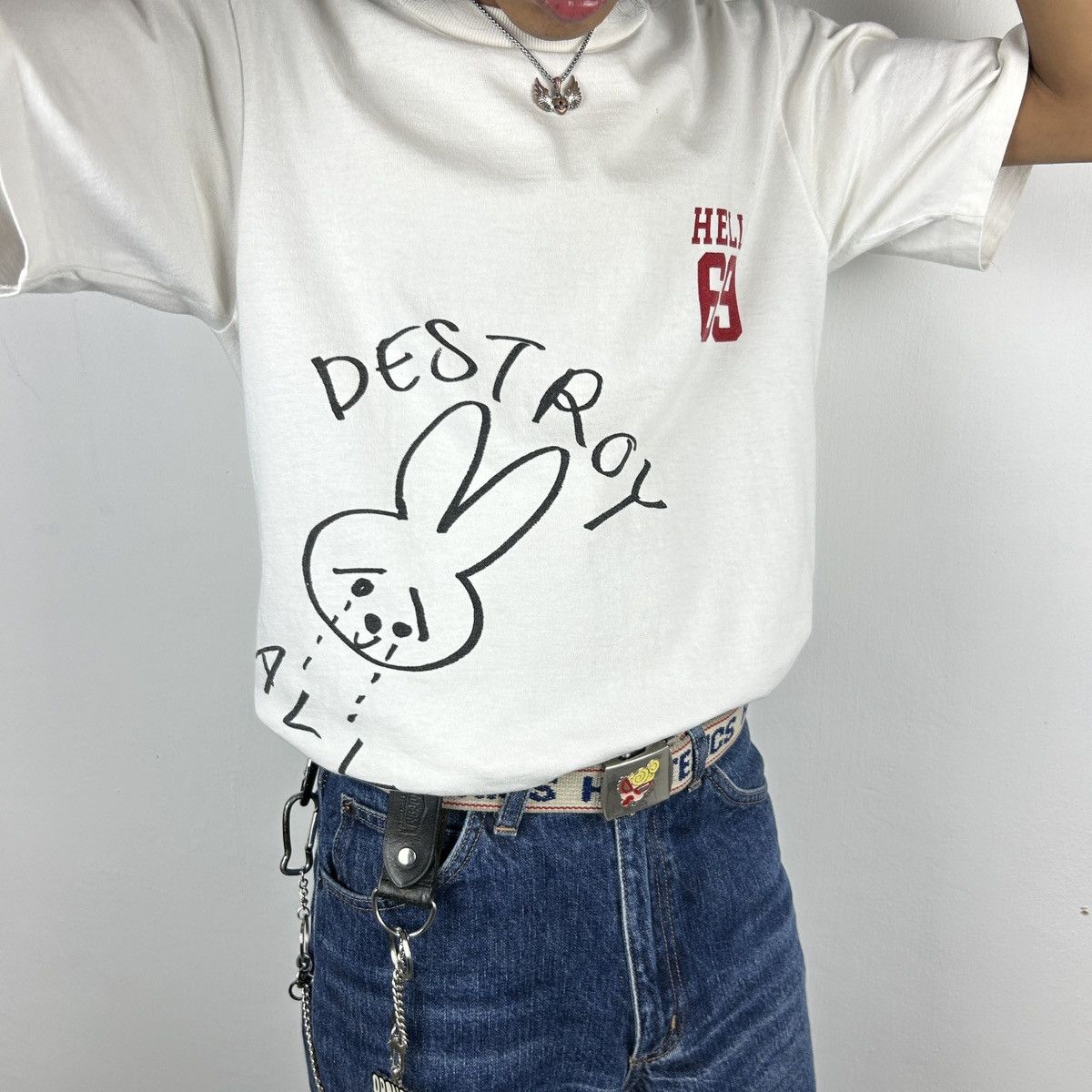 Hysteric Glamour × Vintage 1990s Hysteric - Destroy All Size US M / EU 48-50 / 2 - 3 Thumbnail