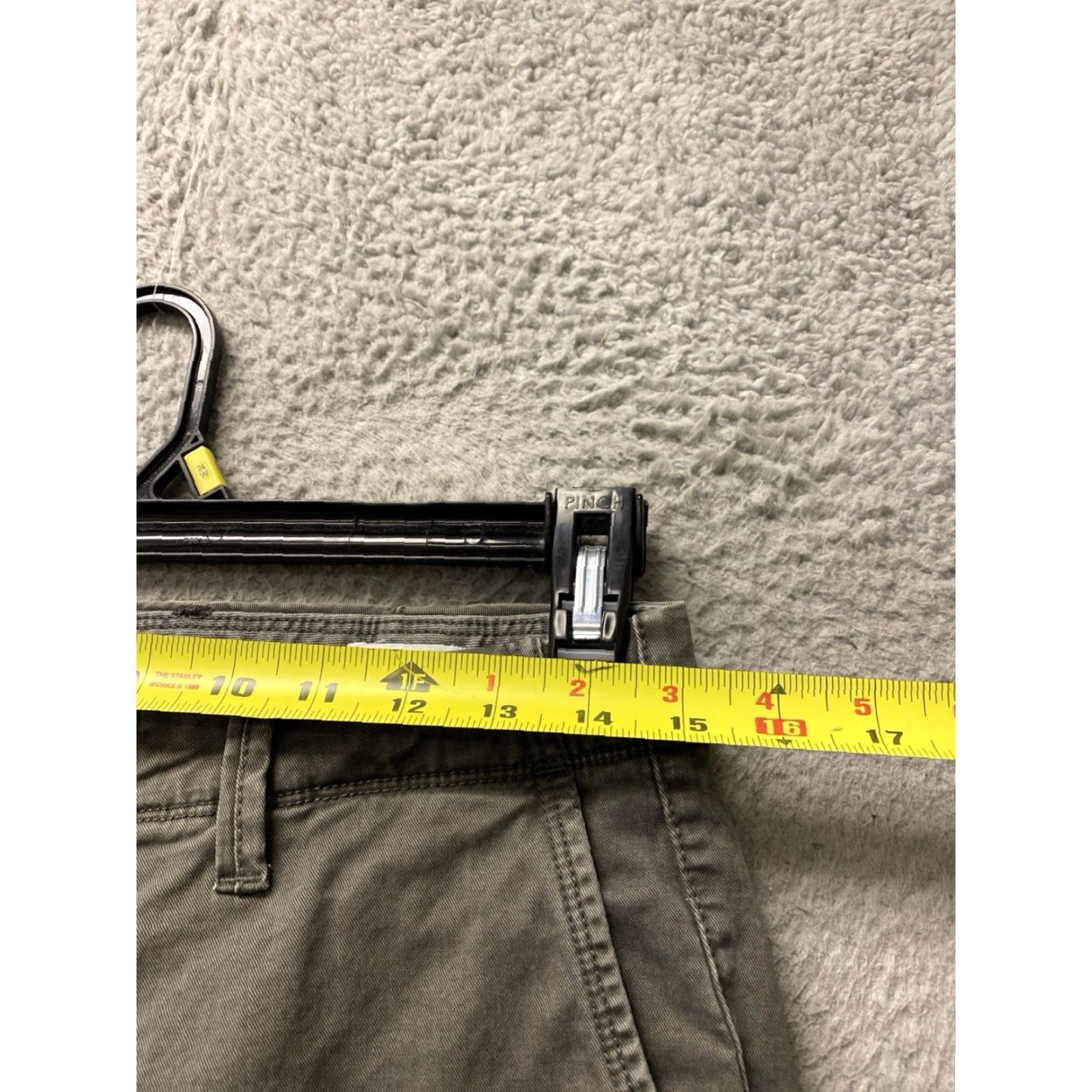 Gap GAP Pants Men Slim Chino 30x32 Gray Stretch Straight Leg Casual Workwear 5-Pocket City Preppy Modern Mens Size US 30 / EU 46 - 4 Thumbnail