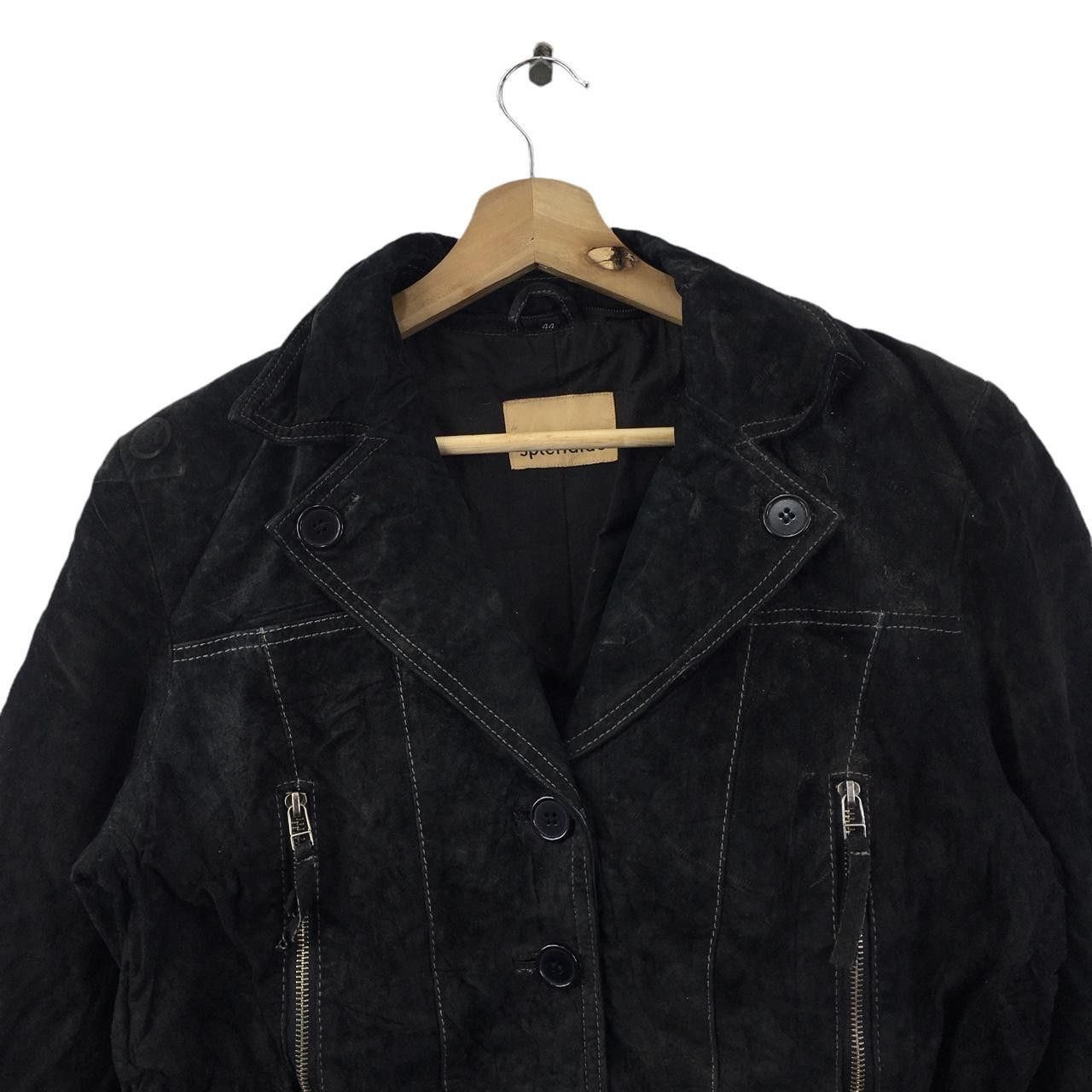 Splendid Vtg SPLENDIDO Real Leather Motorcycle Rocker Jacket Size US M / EU 48-50 / 2 - 2 Thumbnail