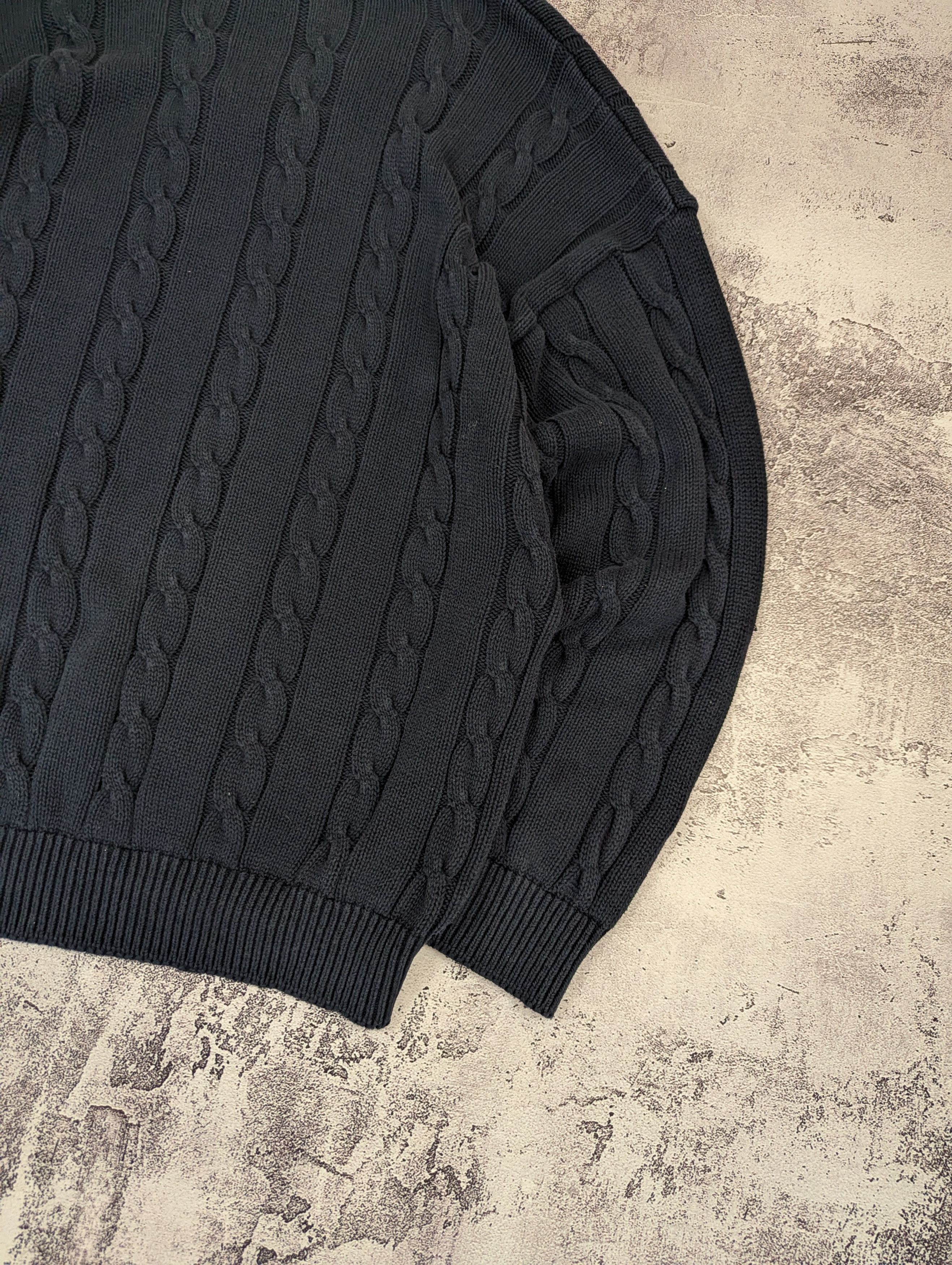 Lacoste VTG Lacoste Sport Cable Knit Sweater Size 8 Size US XXL / EU 58 / 5 - 16 Thumbnail