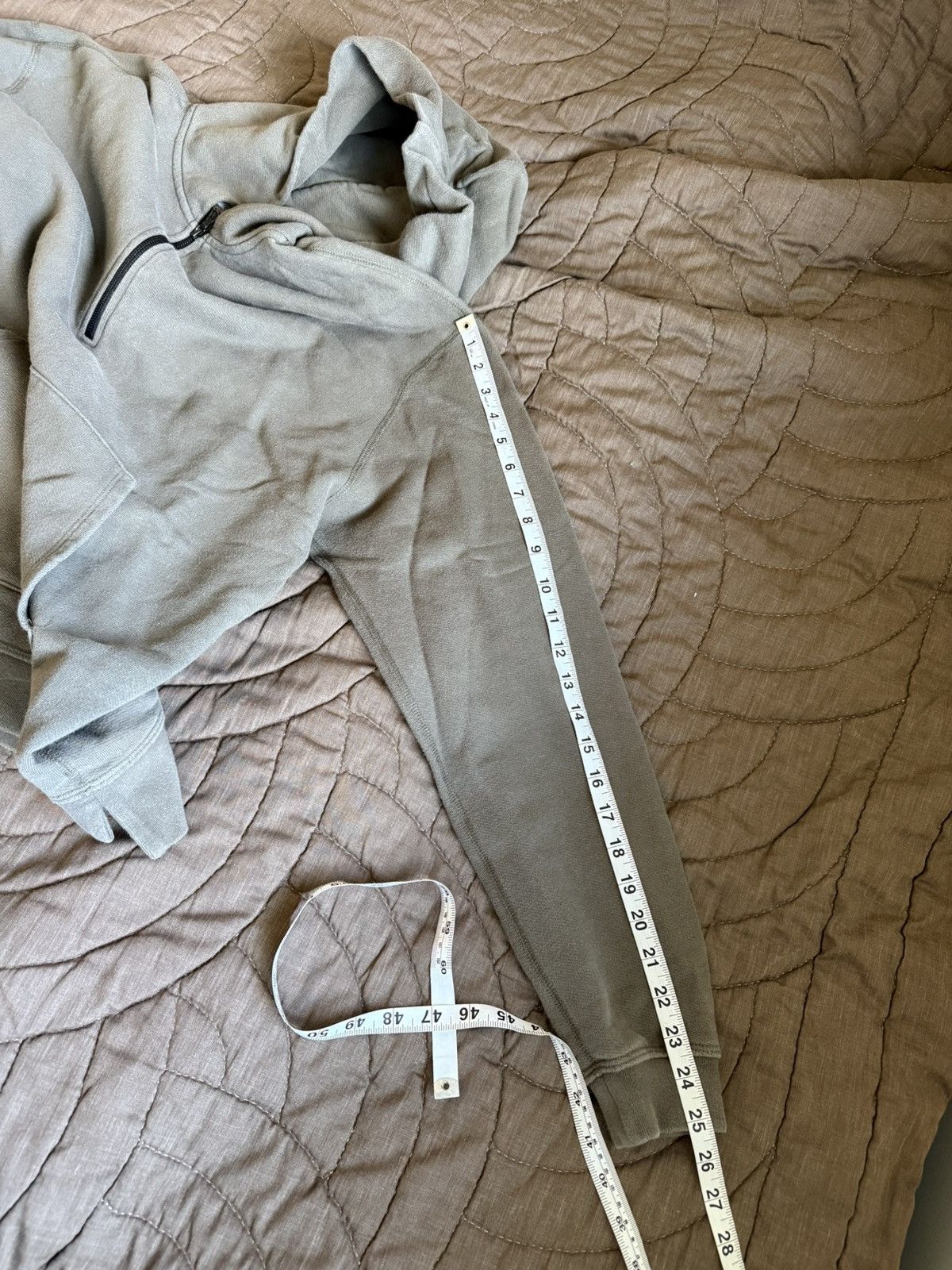 John Elliott John Elliott Hoodie Size 2 Green/brown Quarter Zip Size US M / EU 48-50 / 2 - 8 Thumbnail