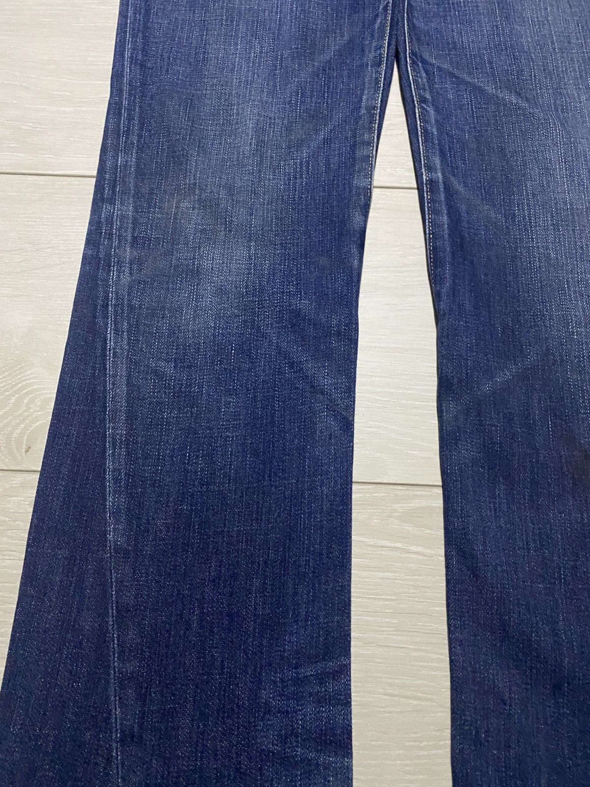 Tornado Mart Vintage Tornado Mart Blue Wash Twist Leg Bootcut Flare Jeans Size US 32 / EU 48 - 7 Thumbnail