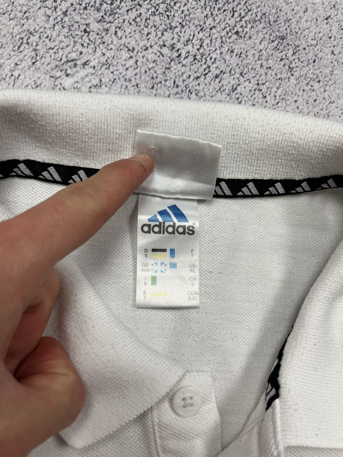 Adidas × Vintage Vintage Adidas Polo Shirt Fox Big Logo Animal Outdoor Rare Size US XL / EU 56 / 4 - 11 Thumbnail