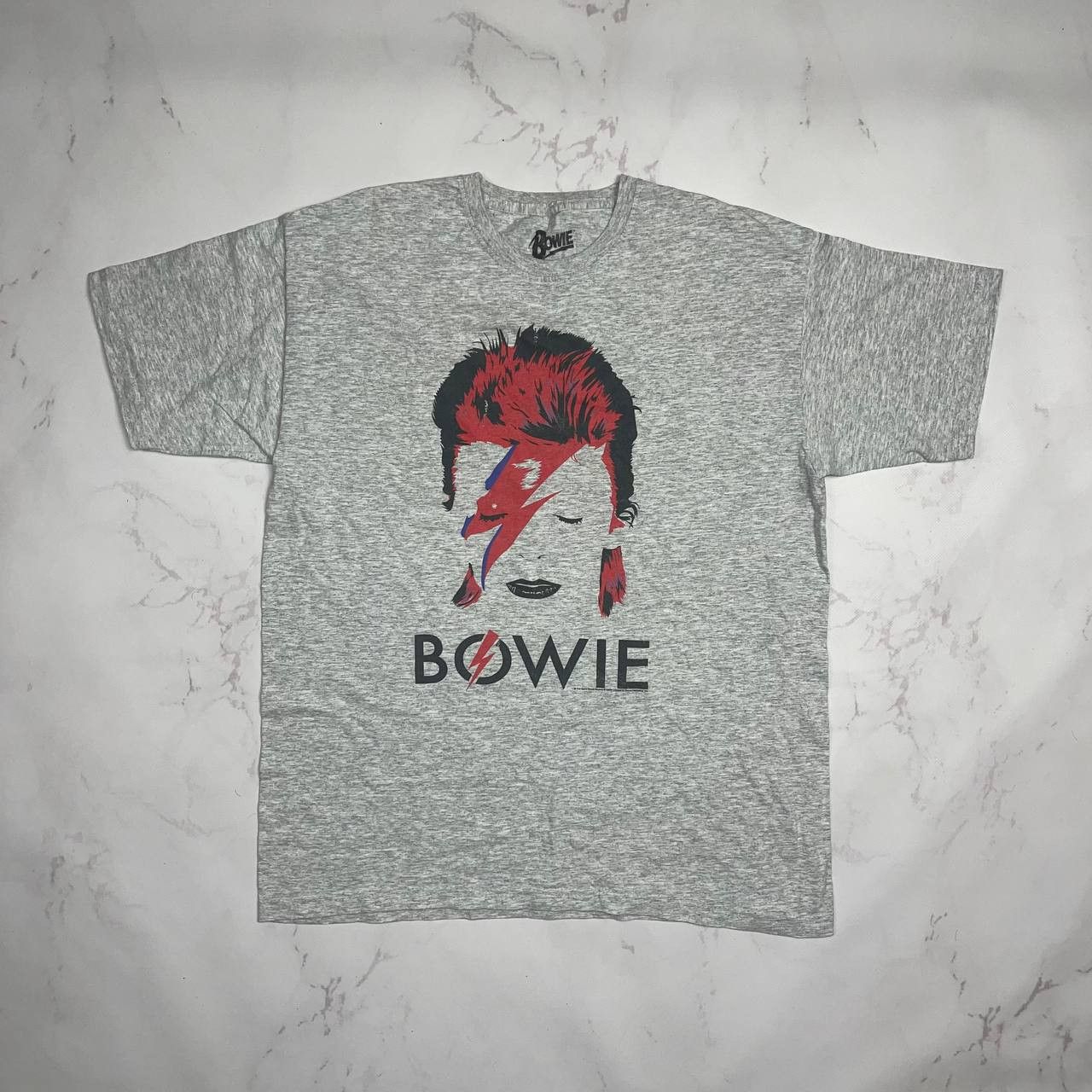 Vintage David Bowie T-shirt rock and roll glam lightning size xl Size US XL / EU 56 / 4 - 1 Thumbnail