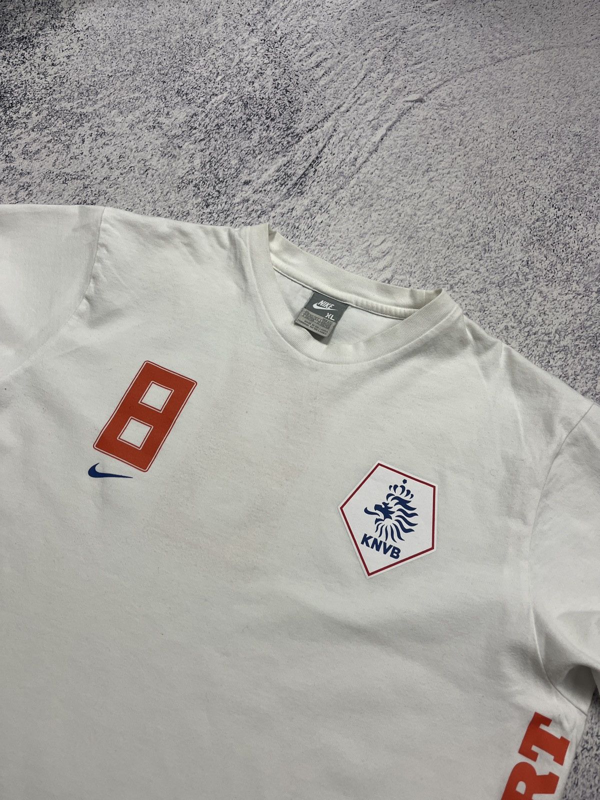 Nike Nike Vintage T Shirt Netherlands Rafael Van Der Vaart 8 KNVB Size US XL / EU 56 / 4 - 5 Thumbnail