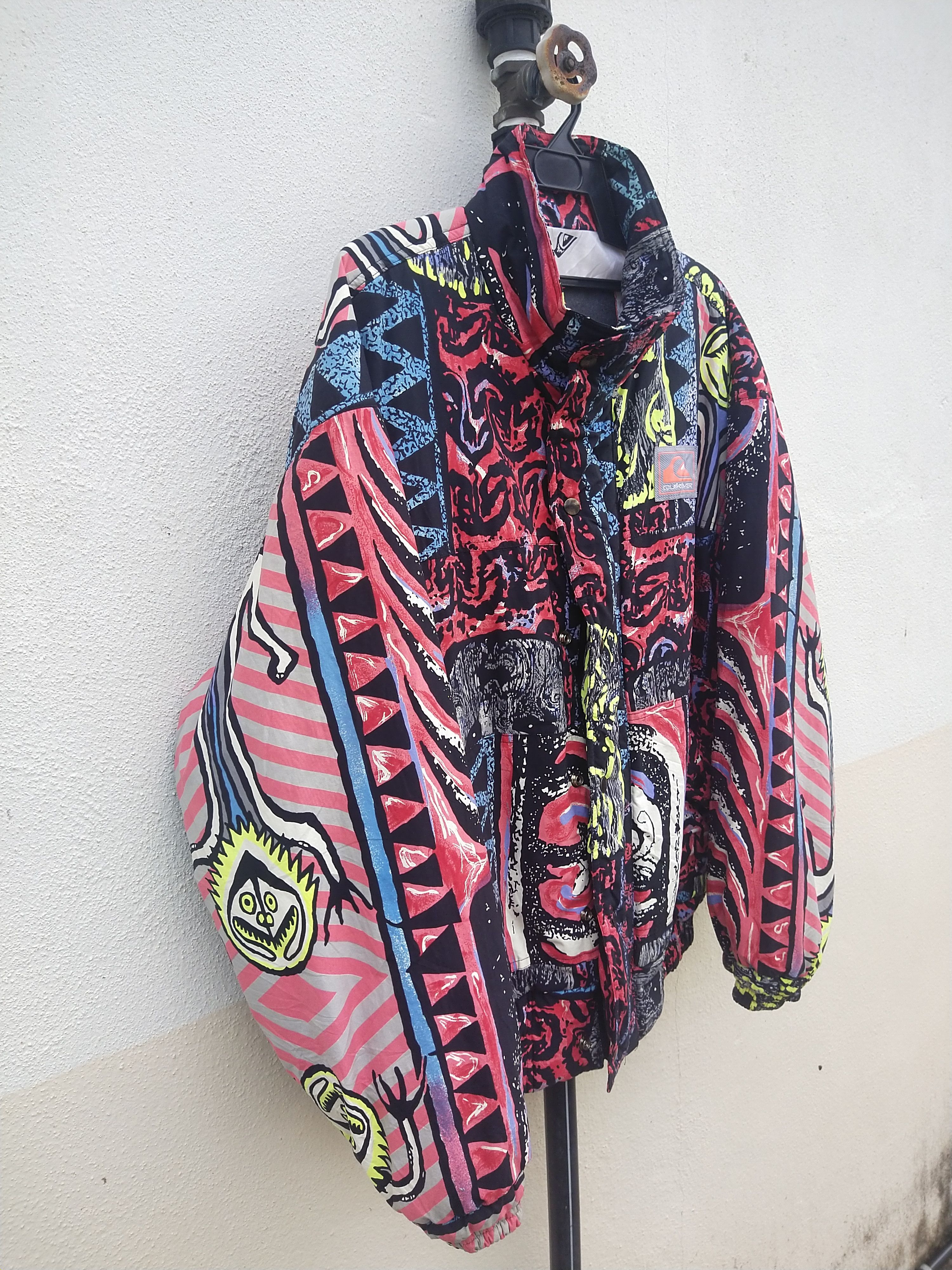 Quiksilver 🔥 Rare Vintage Quiksilver Multicolour Jacket Size US L / EU 52-54 / 3 - 2 Thumbnail