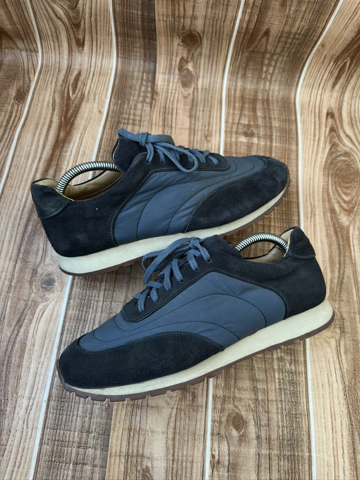 Loro Piana Loro Piana Blue Suede Weekend Walk Low top Sneaks Size US 7 / EU 40 - 5 Thumbnail