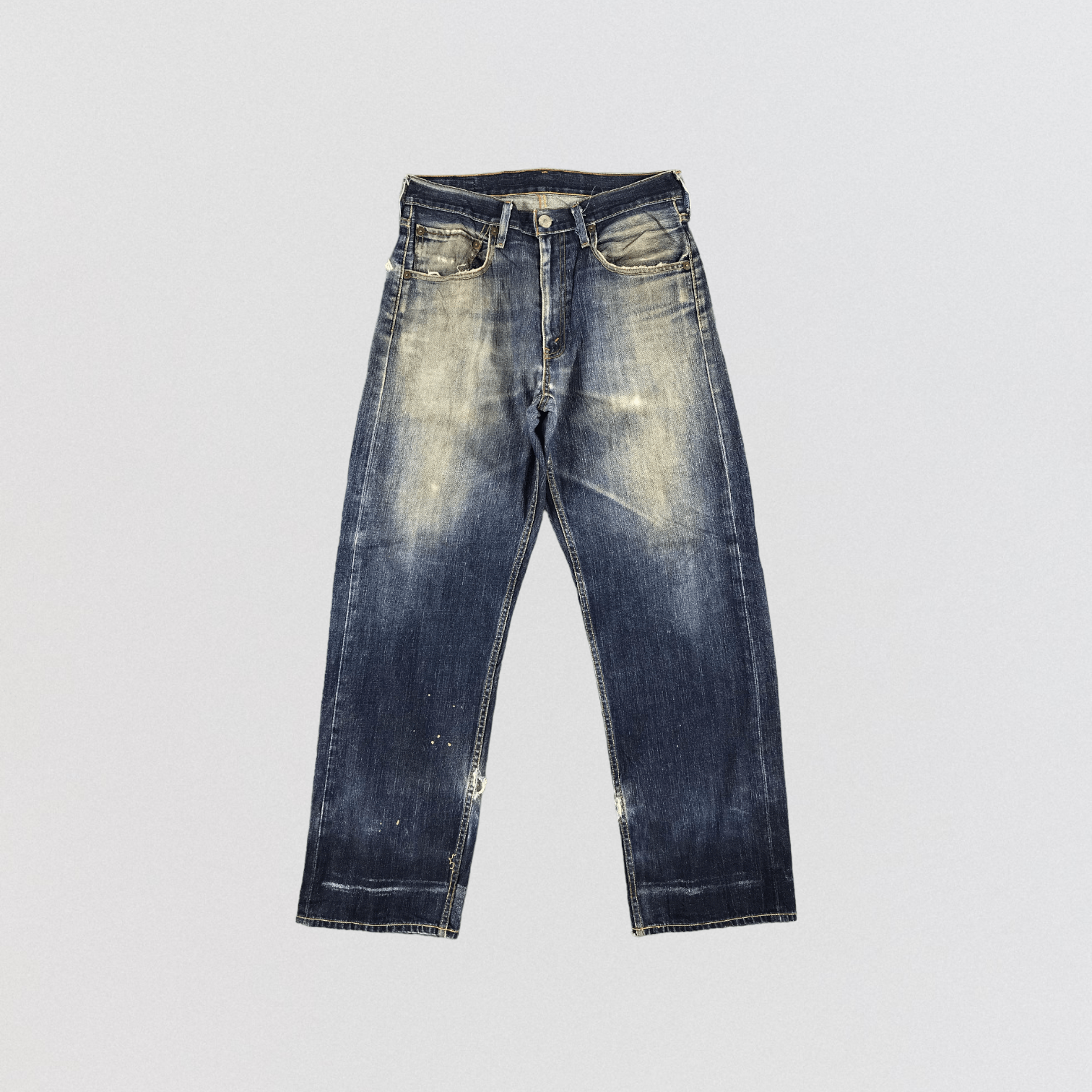 Levi's × Vintage Vintage 90s Blue Wash Levis 709 Jeans-JM1950 Size US 33 - 1 Thumbnail