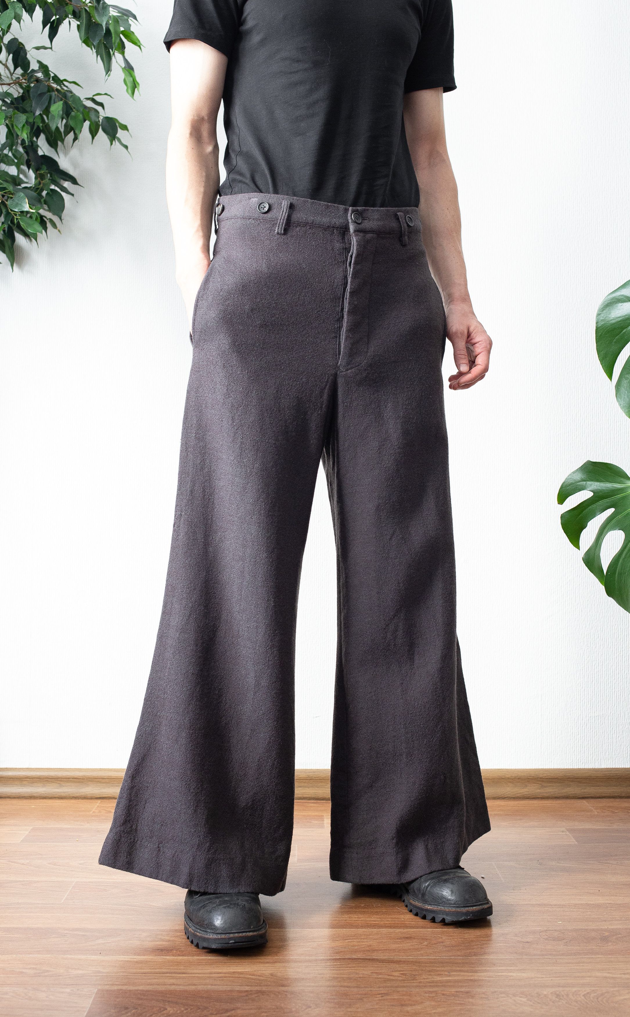 Yohji Yamamoto 1997AW flare pants Size US 32 / EU 48 - 4 Thumbnail