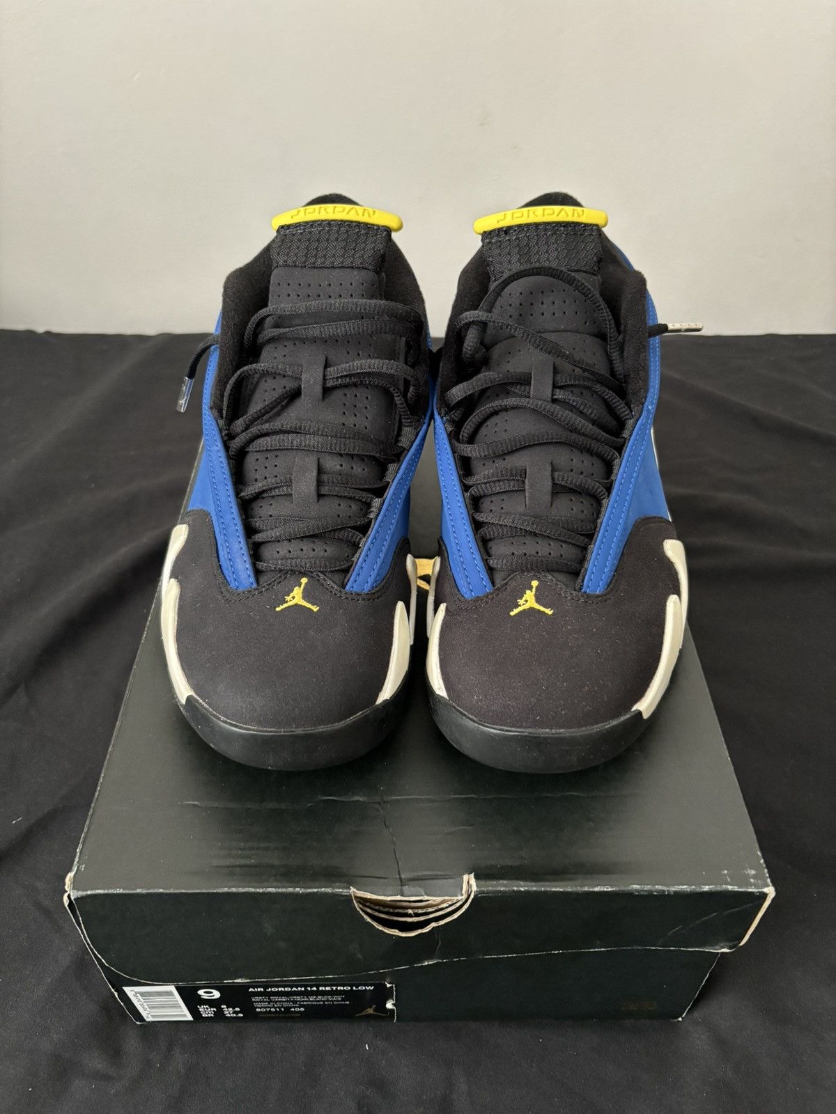 Pre-owned Jordan Brand 14 Laney Low 2015 Shoes In Blue