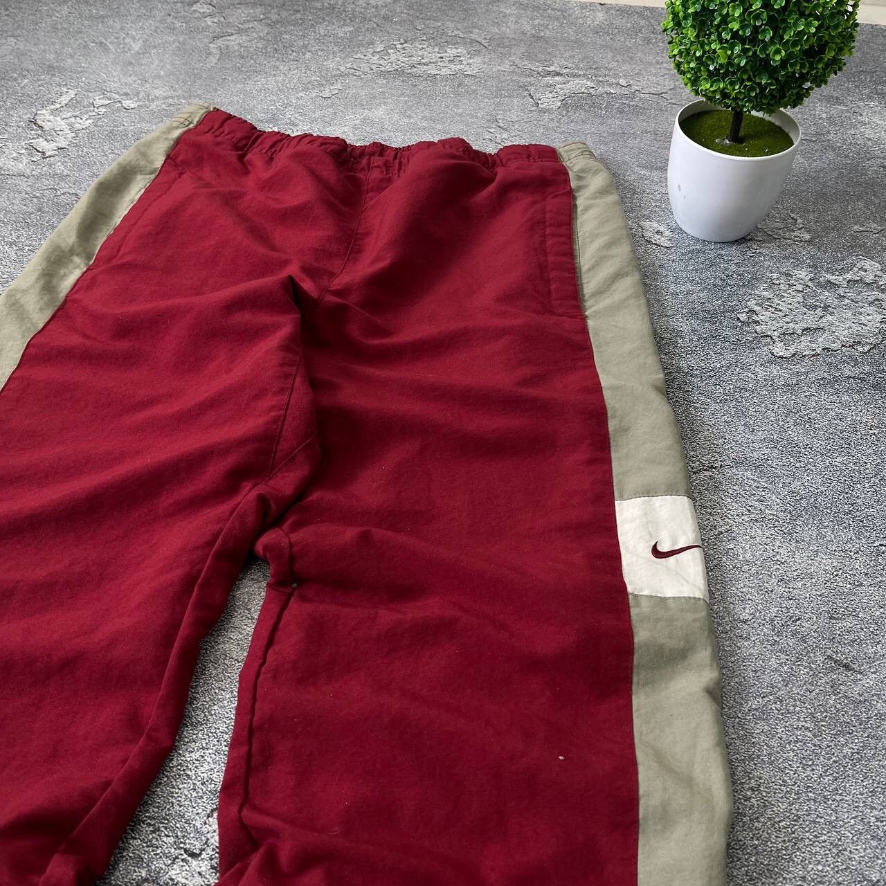 Nike Nike Vintage Track Pants Parashute Red Windbreake Joggers Size US 32 / EU 48 - 15 Thumbnail