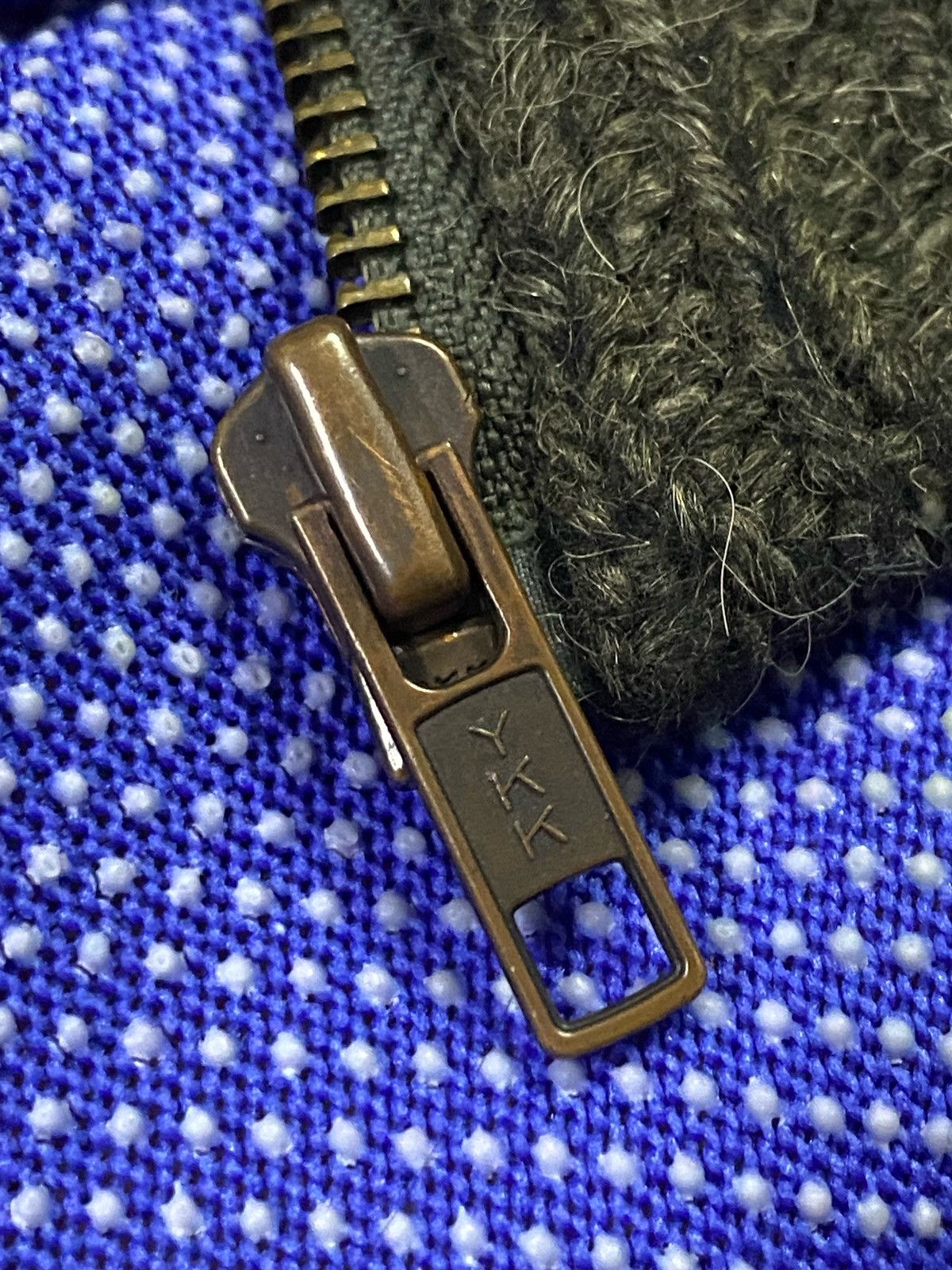 Issey Miyake Issey Miyake Tow Tones Knitted Full Zip Sweater Size US M / EU 48-50 / 2 - 16 Thumbnail