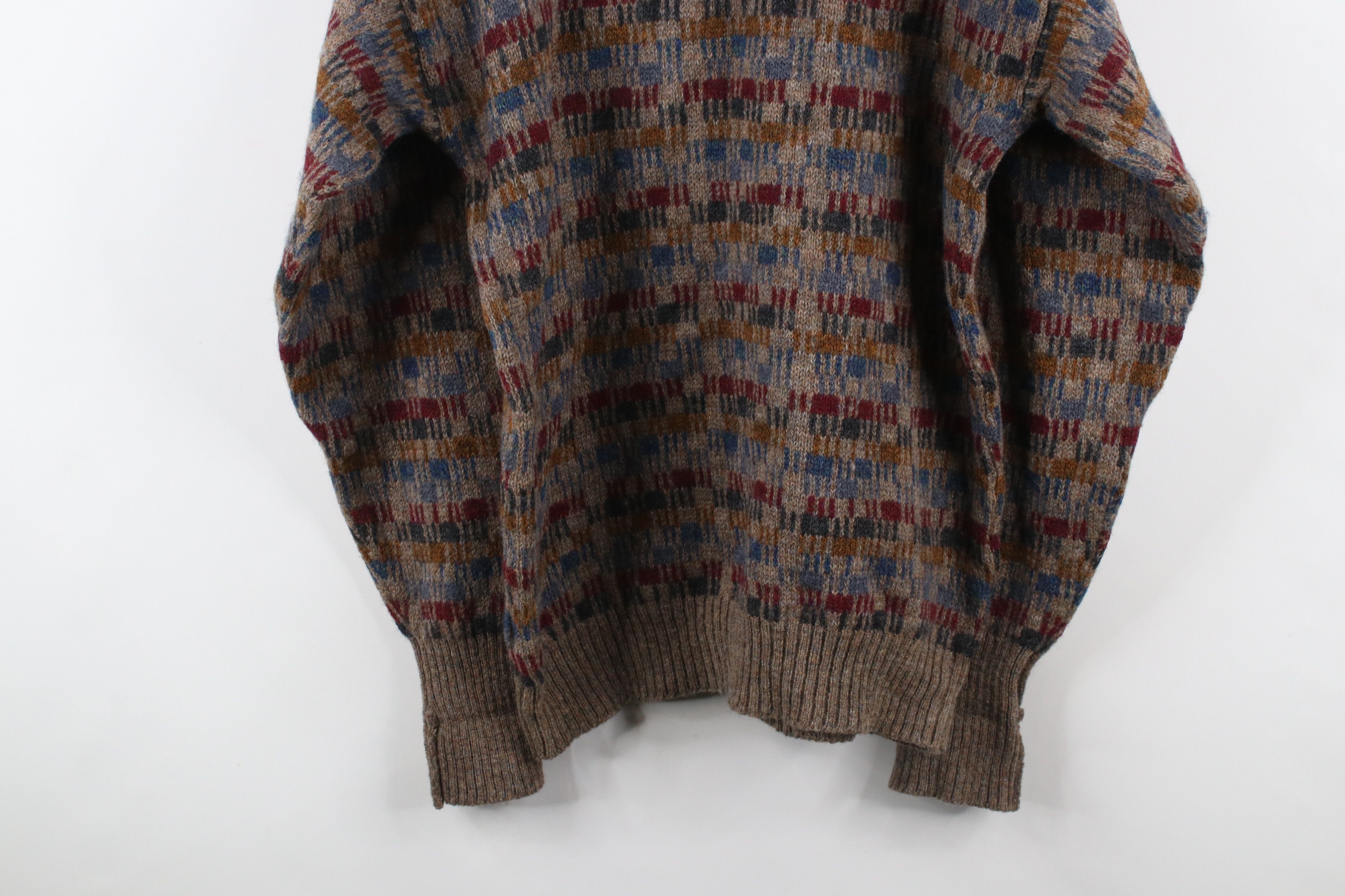 Vintage × Woolrich Woolen Mills Vintage 90s Woolrich Heavyweight Wool Knit Crewneck Sweater Size US M / EU 48-50 / 2 - 8 Thumbnail