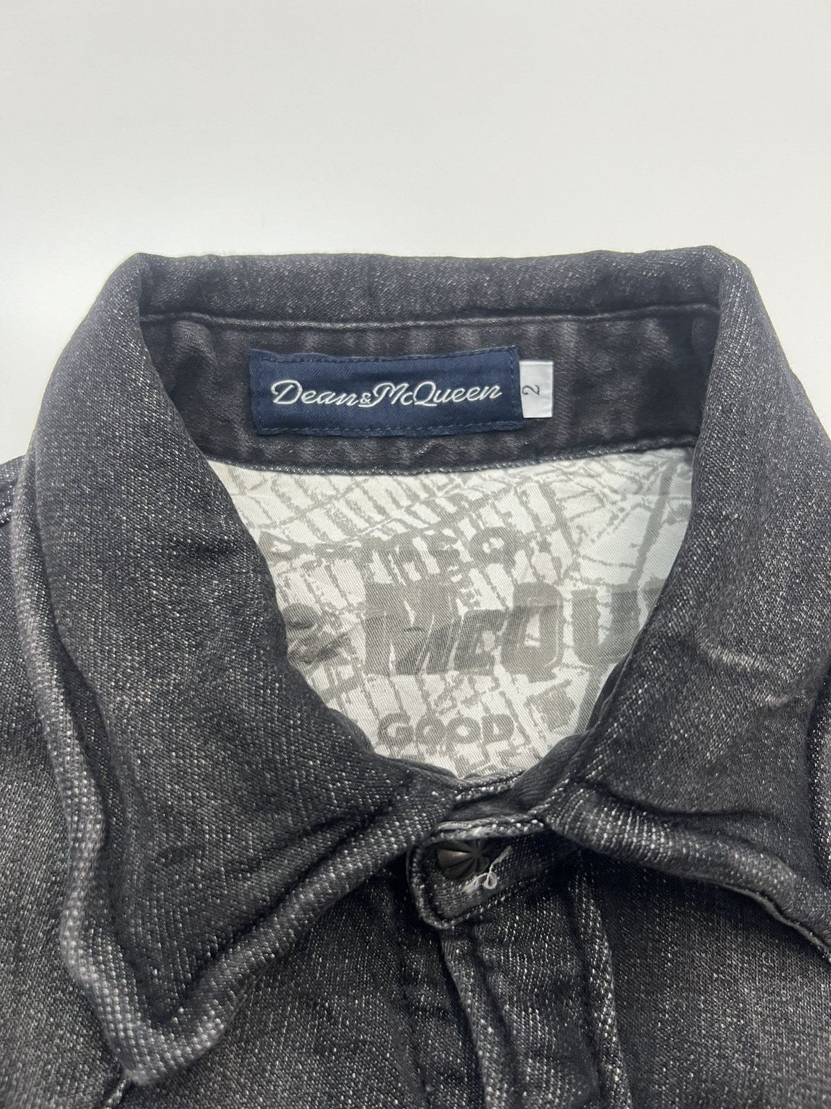 Japanese Brand DEAN & MCQUEEN PEARL SNAP BUTTON FLANNEL Size US S / EU 44-46 / 1 - 6 Thumbnail