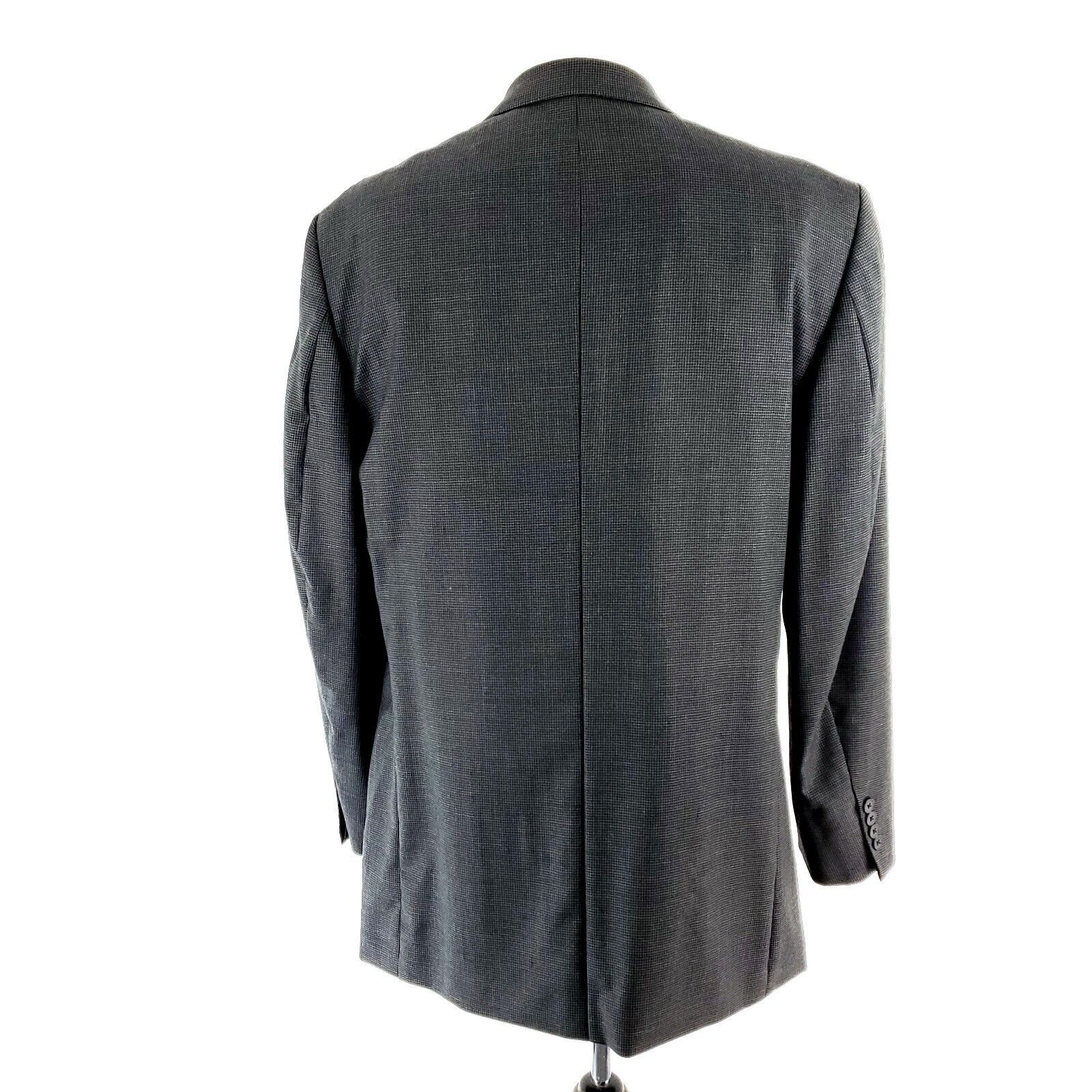 Oscar De La Renta Oscar De la Renta Profile Wool 3 Button Suit Jacket 44L Blac Size 44L - 5 Thumbnail