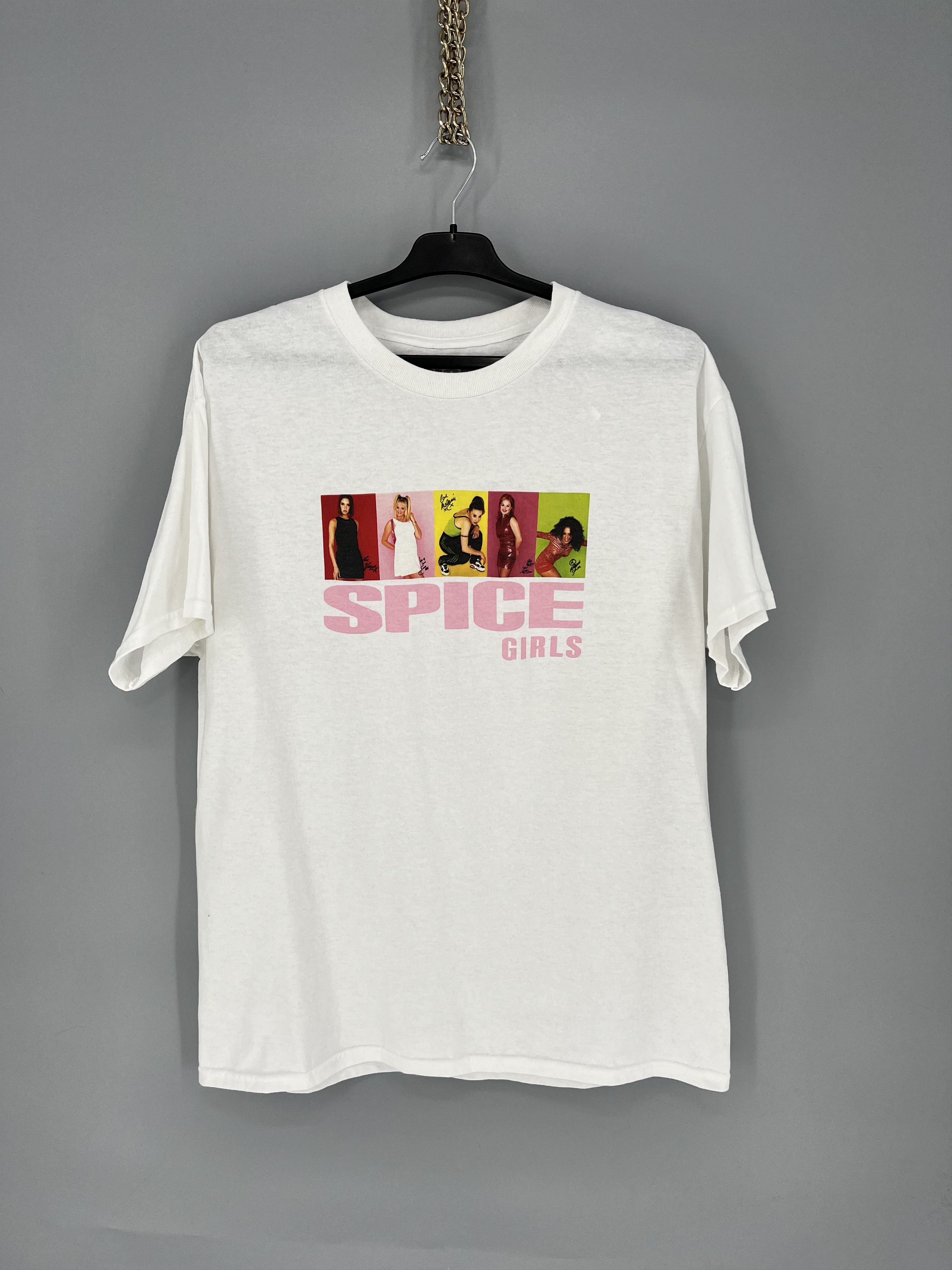 Band Tees Vintage Y2K SPICE GIRLS Big Logo Promo Rock Tee Size US L / EU 52-54 / 3 - 1 Thumbnail