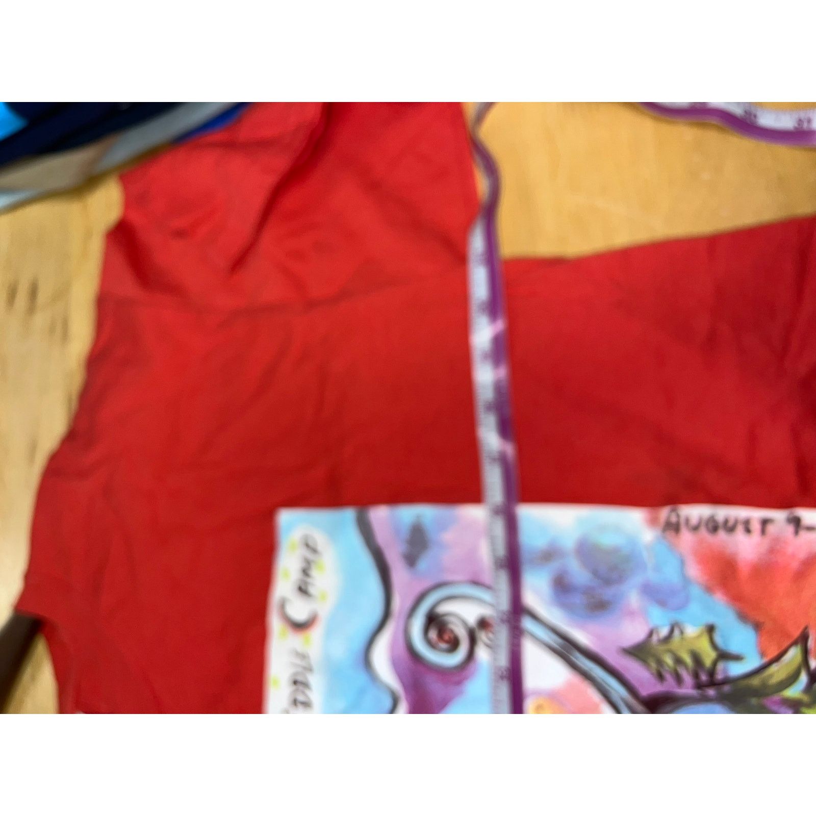 Gildan Rocky Mountain Fiddle Camp Shirt Red Graphic Music Tee Large Size US L / EU 52-54 / 3 - 7 Thumbnail