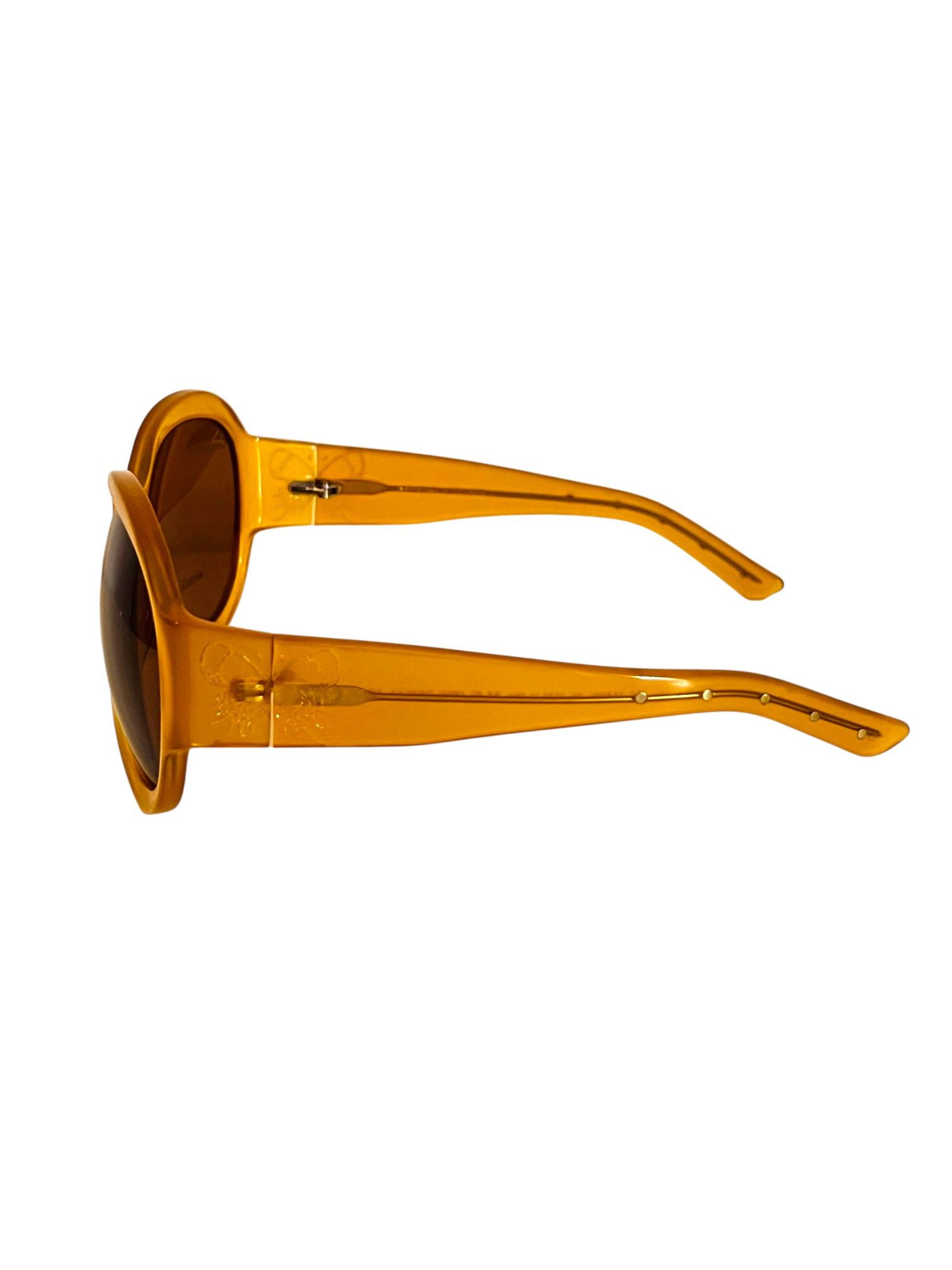 Bottega Veneta Miu Miu SMU 06G Translucent Amber Oversized Sunglasses Size ONE SIZE - 10 Thumbnail