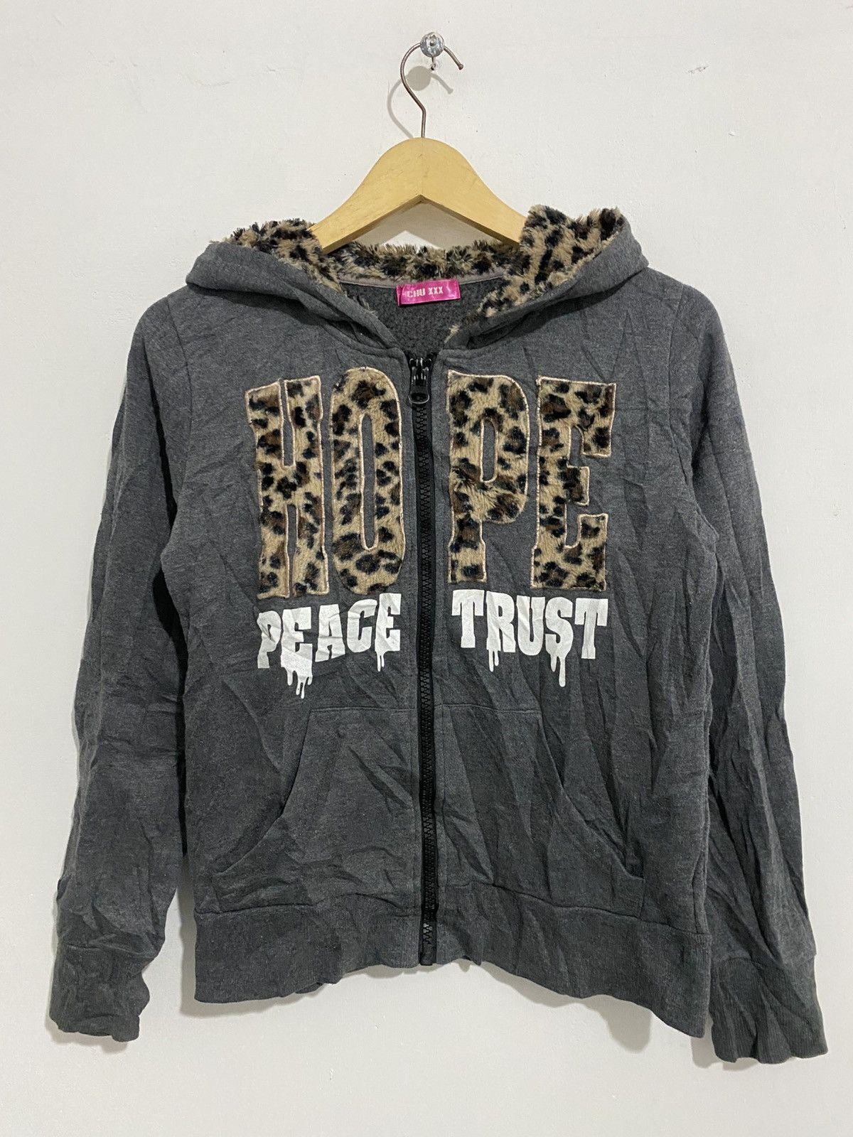 Japanese Brand 💸BINDINGOFFER💸Chuxxx leopard poem hoodie ifsixwasnine lgb Size US S / EU 44-46 / 1 - 1 Thumbnail