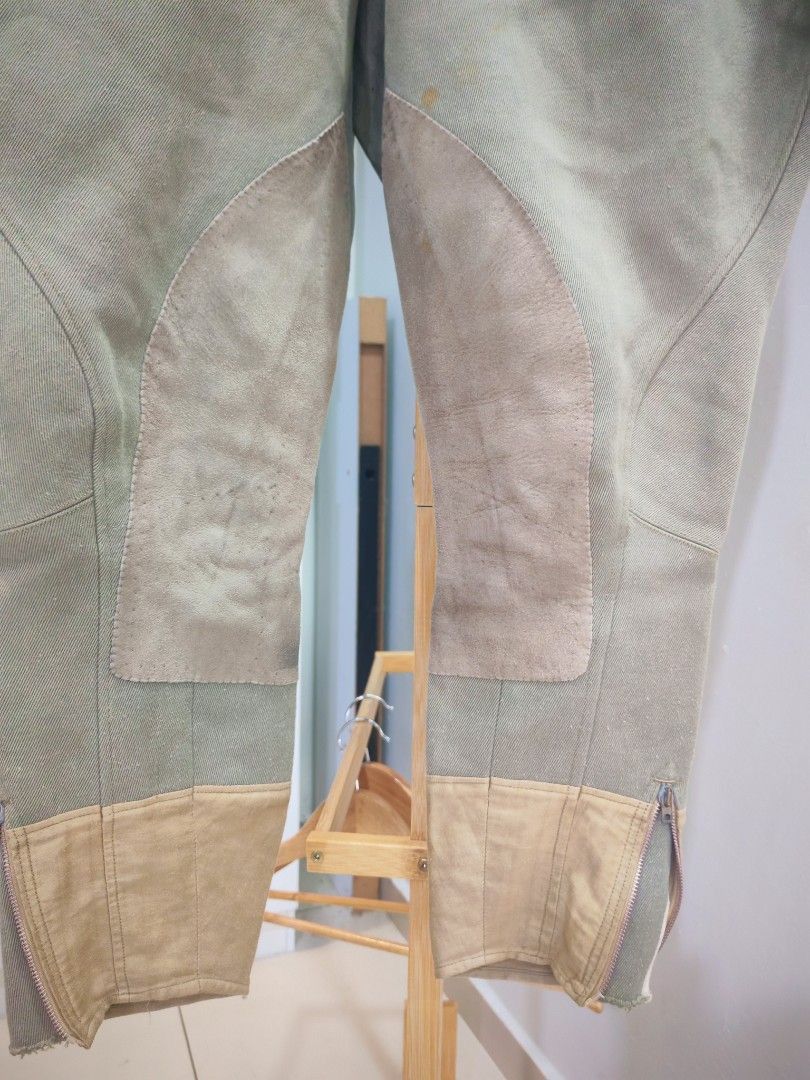 Vintage 40s–50s Plazanet French Army Jodhpurs Riding Pants Size US 30 / EU 46 - 3 Thumbnail