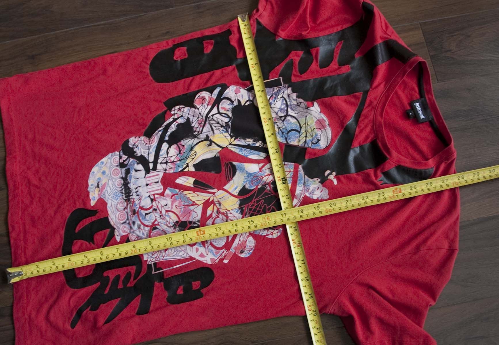 Just Cavalli Just Cavalli T Shirt Japanese Graphic Size M/L Red Size US L / EU 52-54 / 3 - 6 Thumbnail