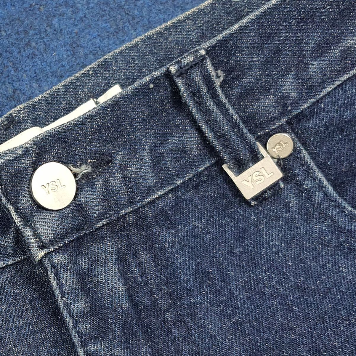 Yves Saint Laurent Vintage Saint Laurent Jeans YSL Rare Designer Jeans C280N33 Size US 32 / EU 48 - 6 Thumbnail
