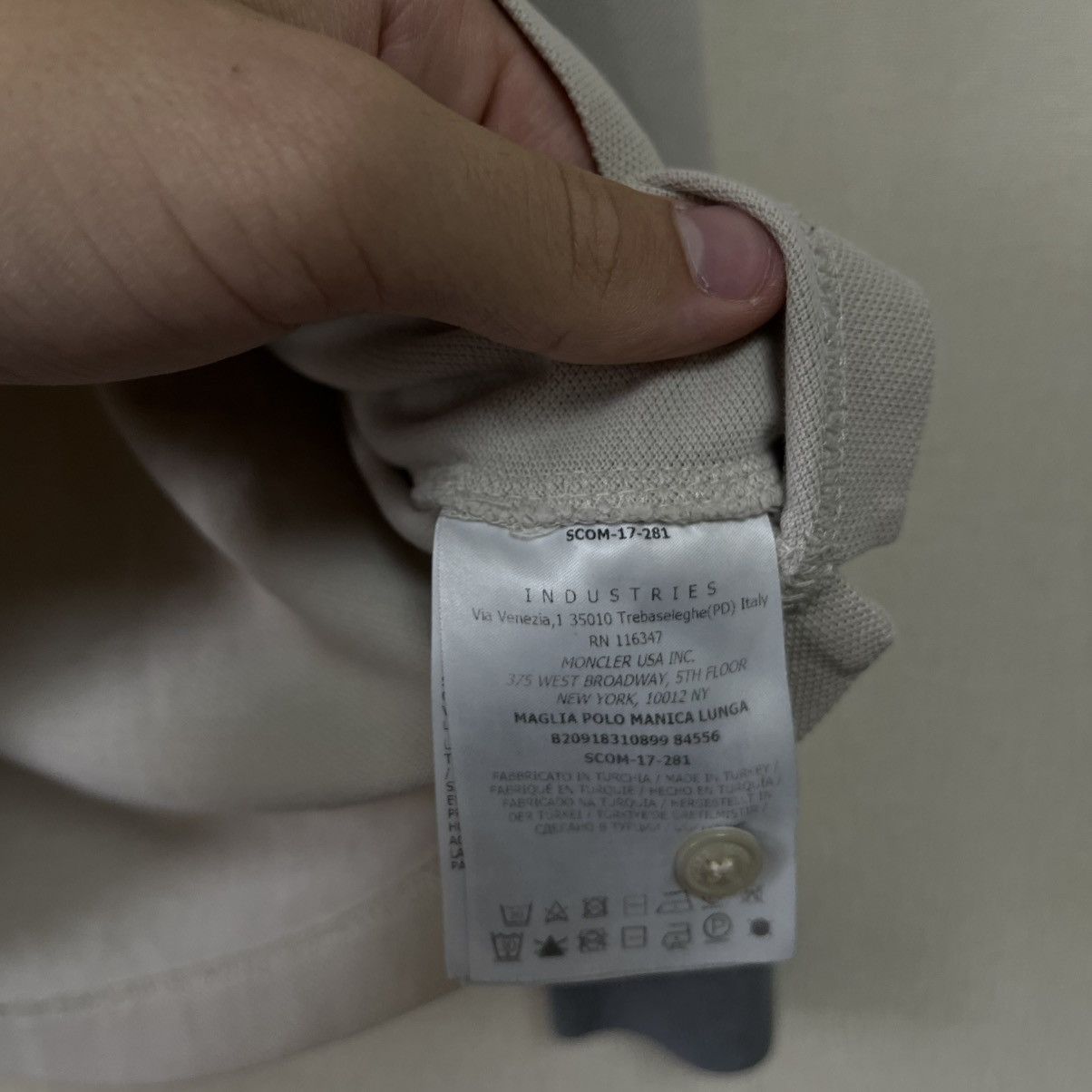 Moncler Moncler polo long sleeves Size US XL / EU 56 / 4 - 5 Thumbnail