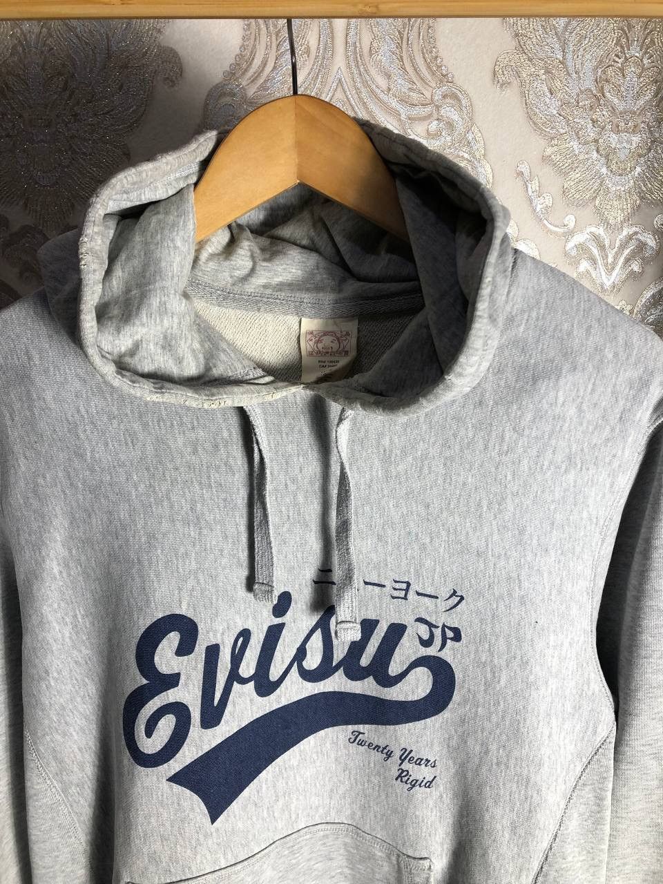 Evisu × Vintage VERY RARE EVISU DESIGNER HOODIE JAPAN STYLE BIG LOGO Y2K 90s Size US M / EU 48-50 / 2 - 2 Thumbnail