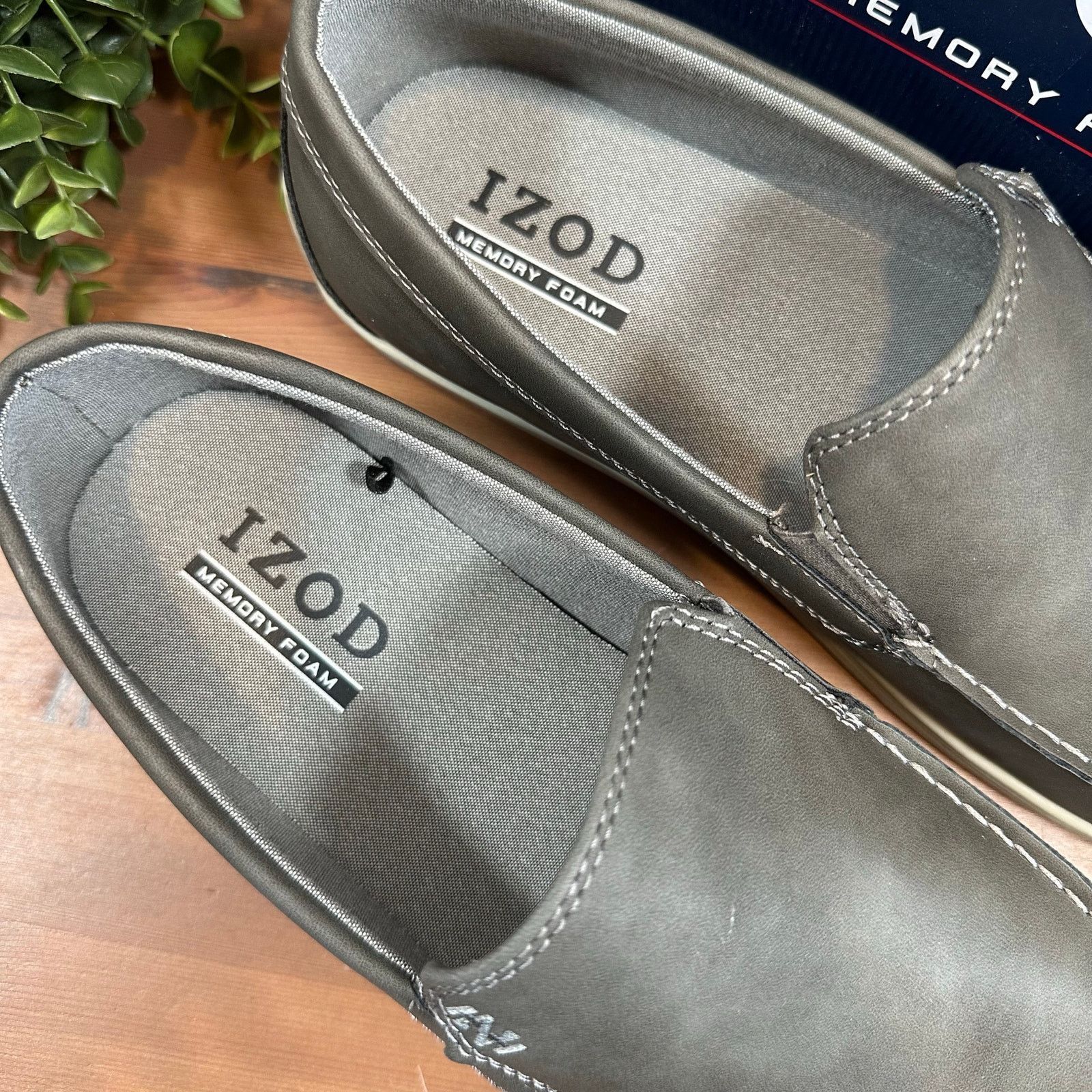 Izod Izod Men's Seapoint Grey Memory Foam Loafers Size 13 Size US 13 / EU 46 - 6 Thumbnail
