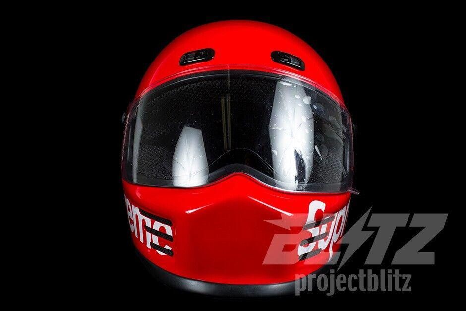 Supreme FW16 Supreme Simpson Street Bandit Motorcycle Helmet Red M Size ONE SIZE - 3 Thumbnail