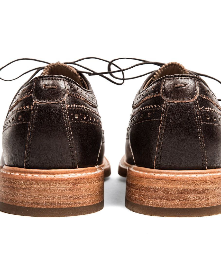 Taylor Stitch Taylor Stitch Brogue Espresso Brown Leather Dress Shoes 12.5 Size US 12.5 / EU 45-46 - 22 Thumbnail
