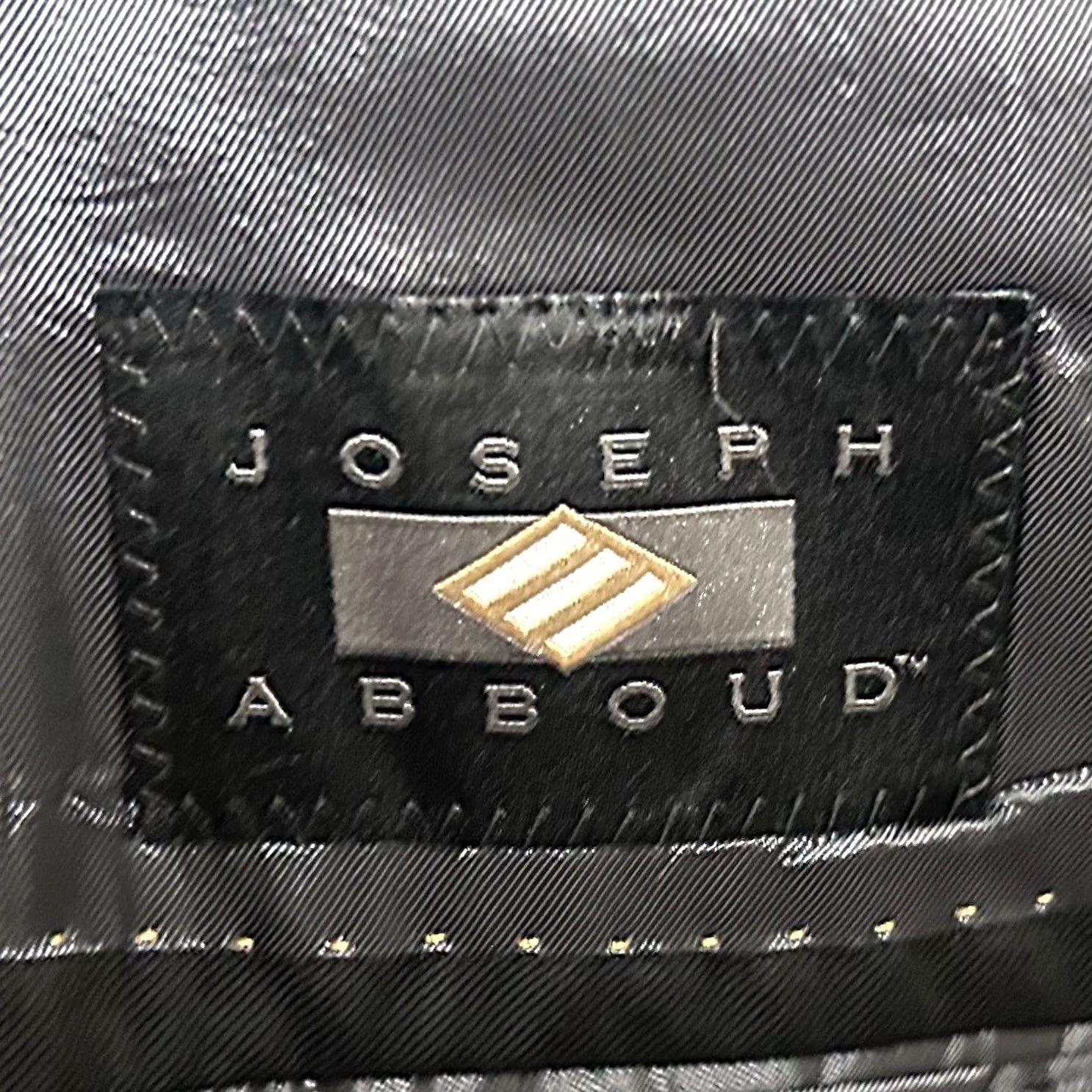 Joseph Abboud Joseph Abboud Tuxedo 50R Flat Front Black REDA Wool Two Button Vented Two-Piece Suit Mens Size 50R - 3 Thumbnail