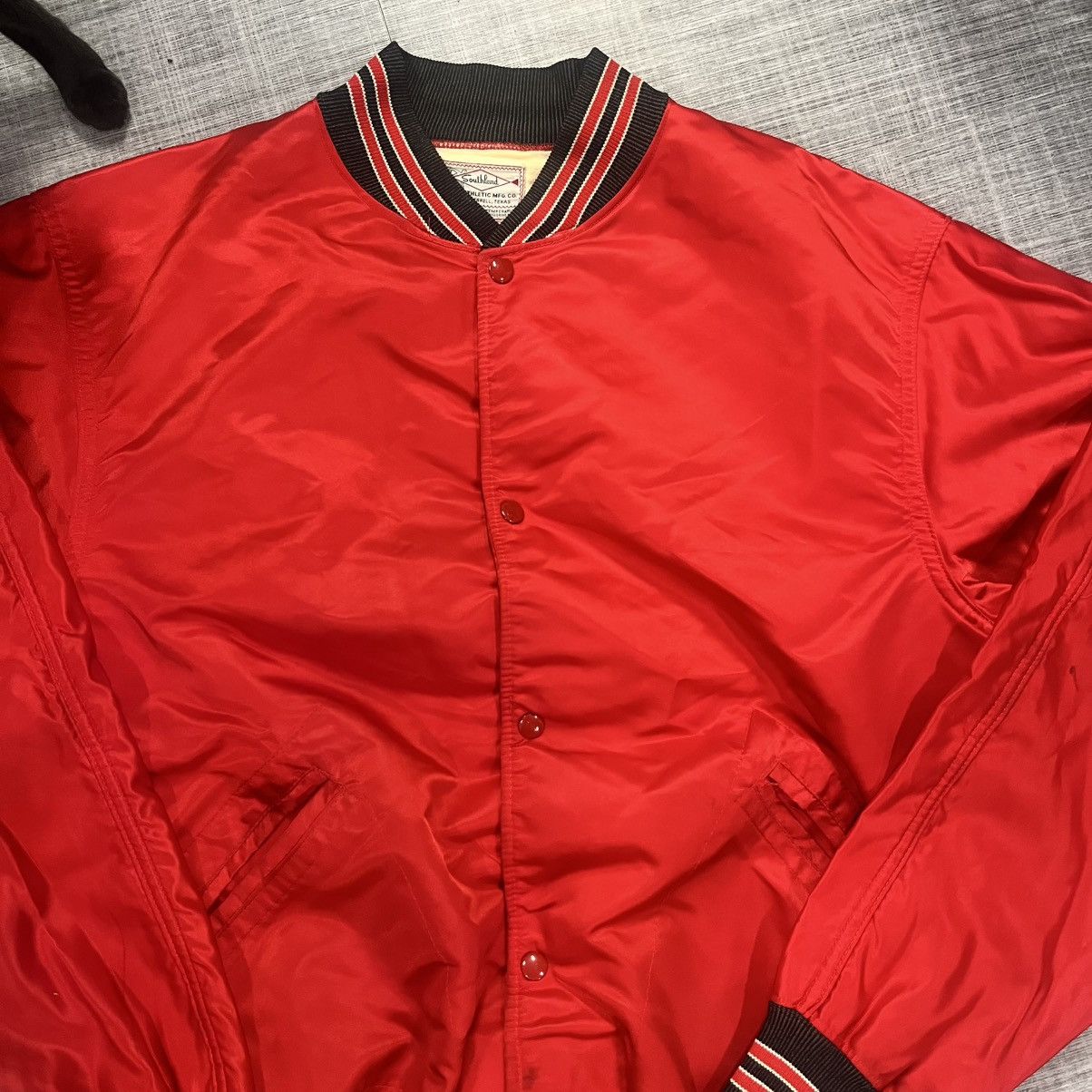 Designer × Vintage VTG 1960s-70s Era School Bomber Jacket Size US L / EU 52-54 / 3 - 2 Thumbnail