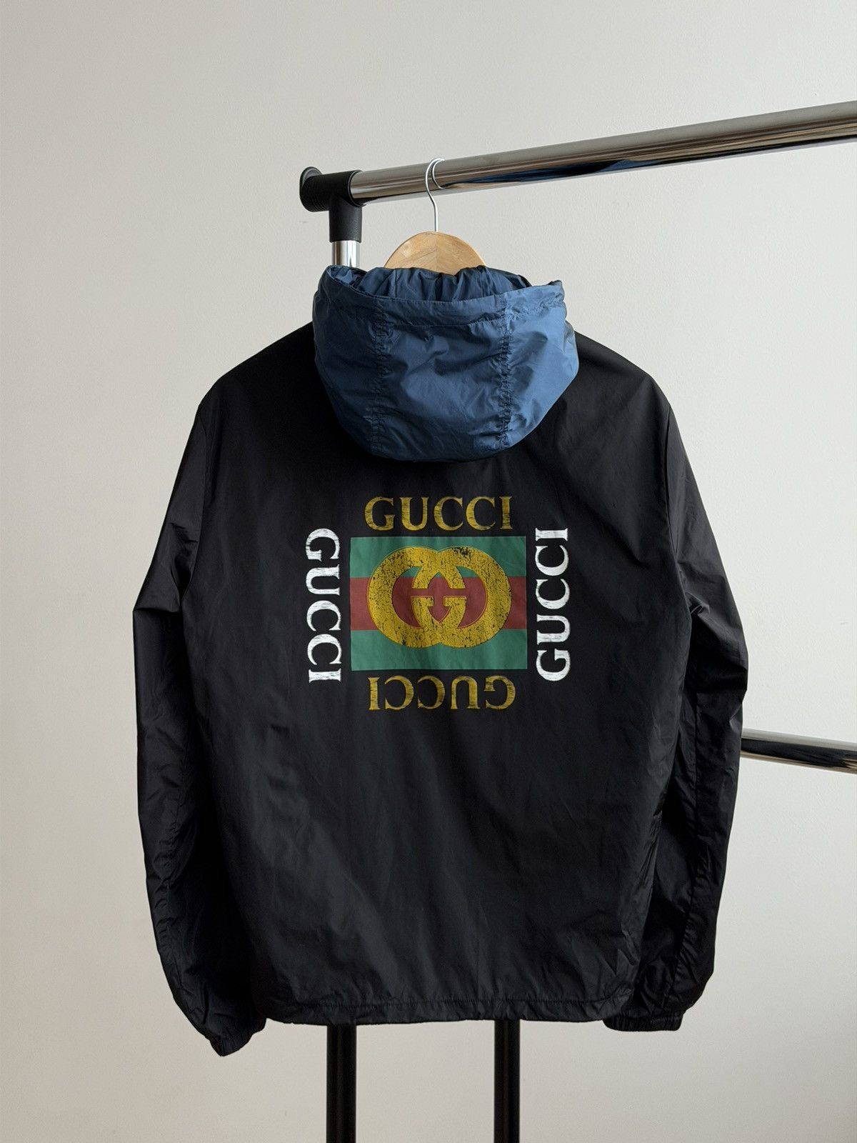 Gucci Gucci Black GG Windbreaker Jacket Size US S / EU 44-46 / 1 - 5 Thumbnail