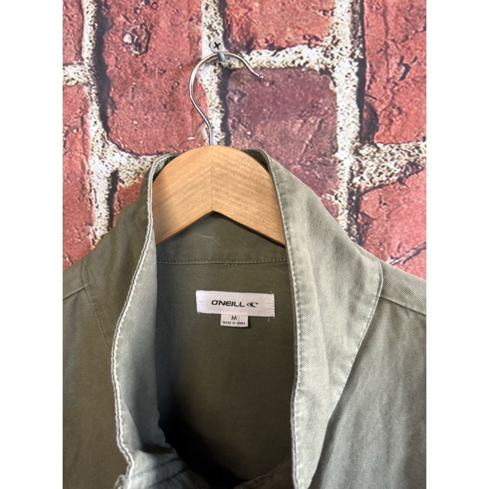 Vintage Oniell Mens Green Full Zip Outdoor Mock Neck Jacket Size Medium Size US M / EU 48-50 / 2 - 3 Thumbnail