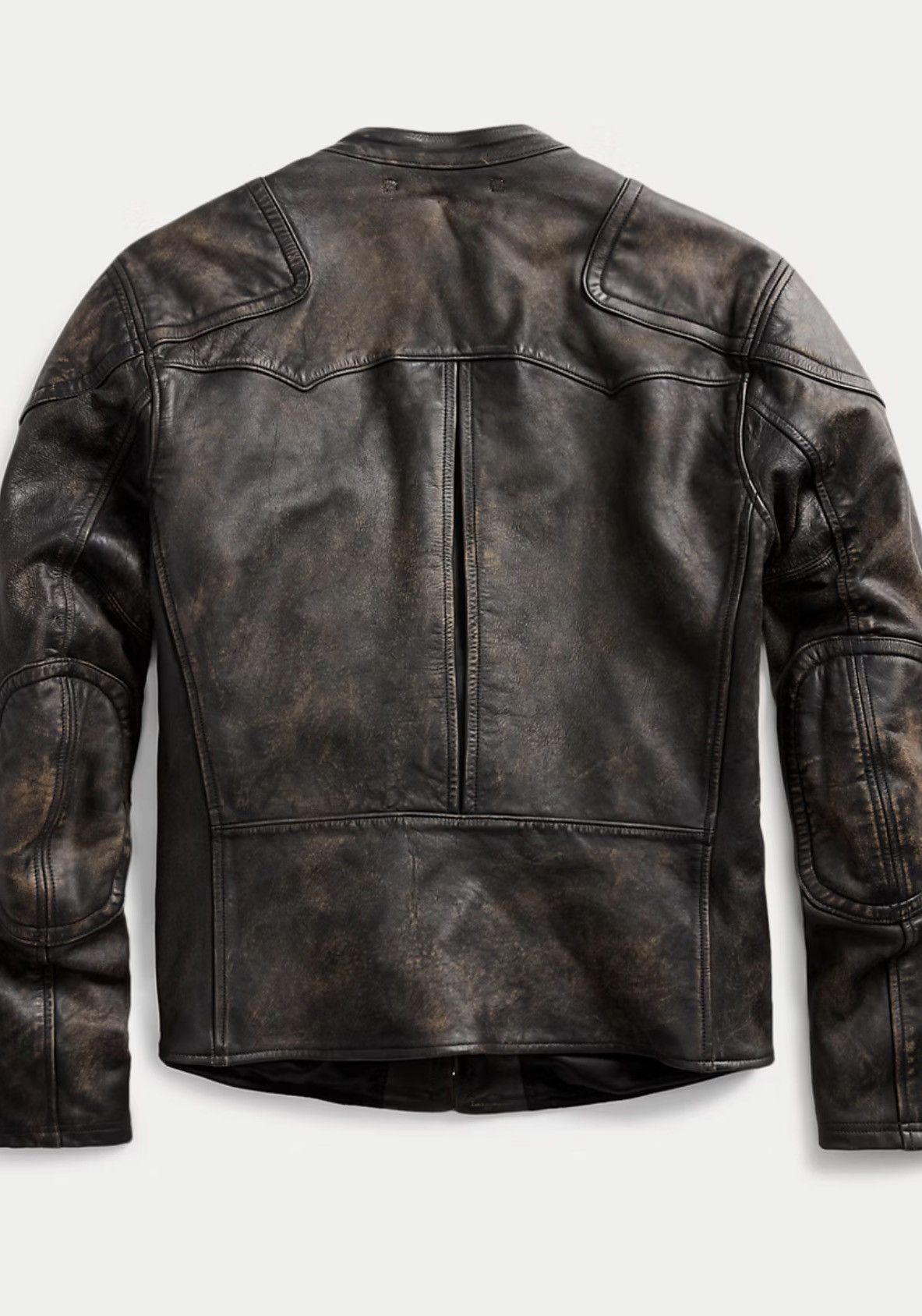 Ralph Lauren Ralph Lauren Leather Moto Jacket Size US L / EU 52-54 / 3 - 2 Thumbnail