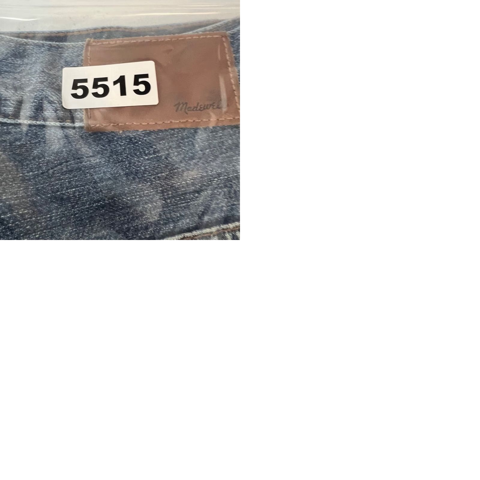 Madewell Madewell Jeans Cropped Denim 31 High-Rise Rigid Demi-Boot Distressed Blue Womens Jeans Size 24" / US 00 / IT 34 - 9 Thumbnail