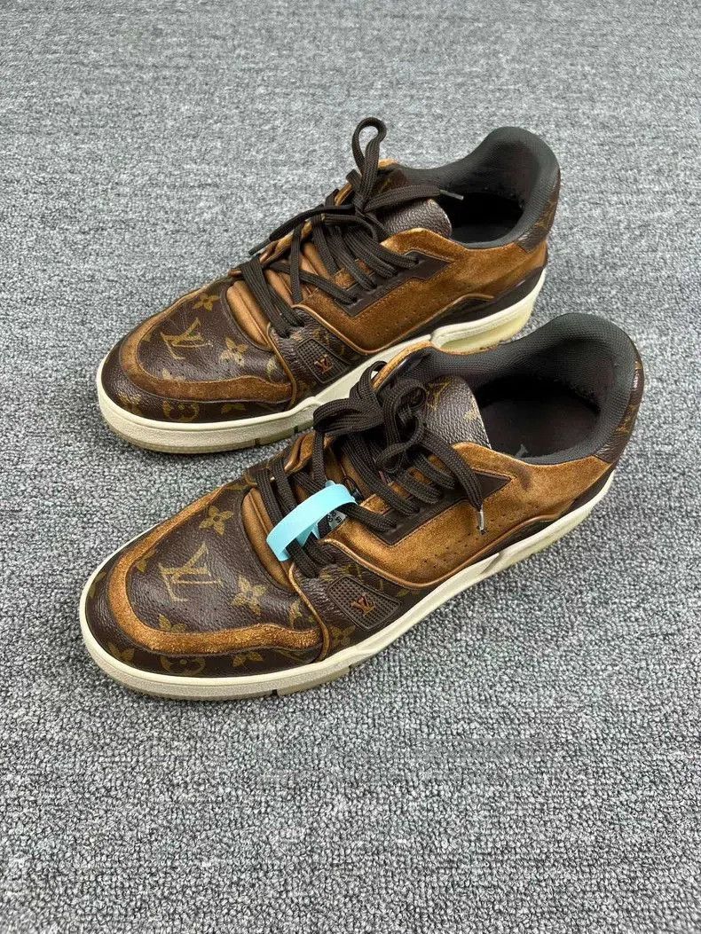 Louis Vuitton Monogram Trainer Sneakers.