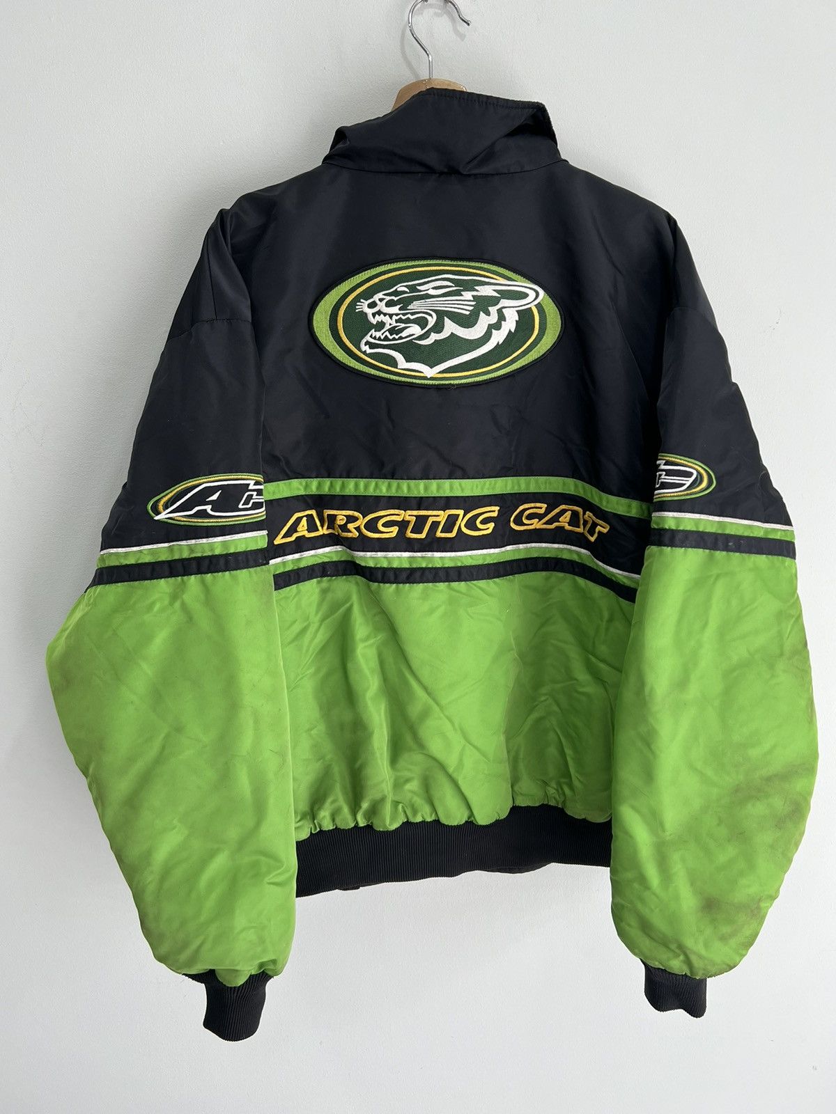 Vintage Vintage Arctic Cat Jacket racing sweater shirt Size US L / EU 52-54 / 3 - 2 Thumbnail