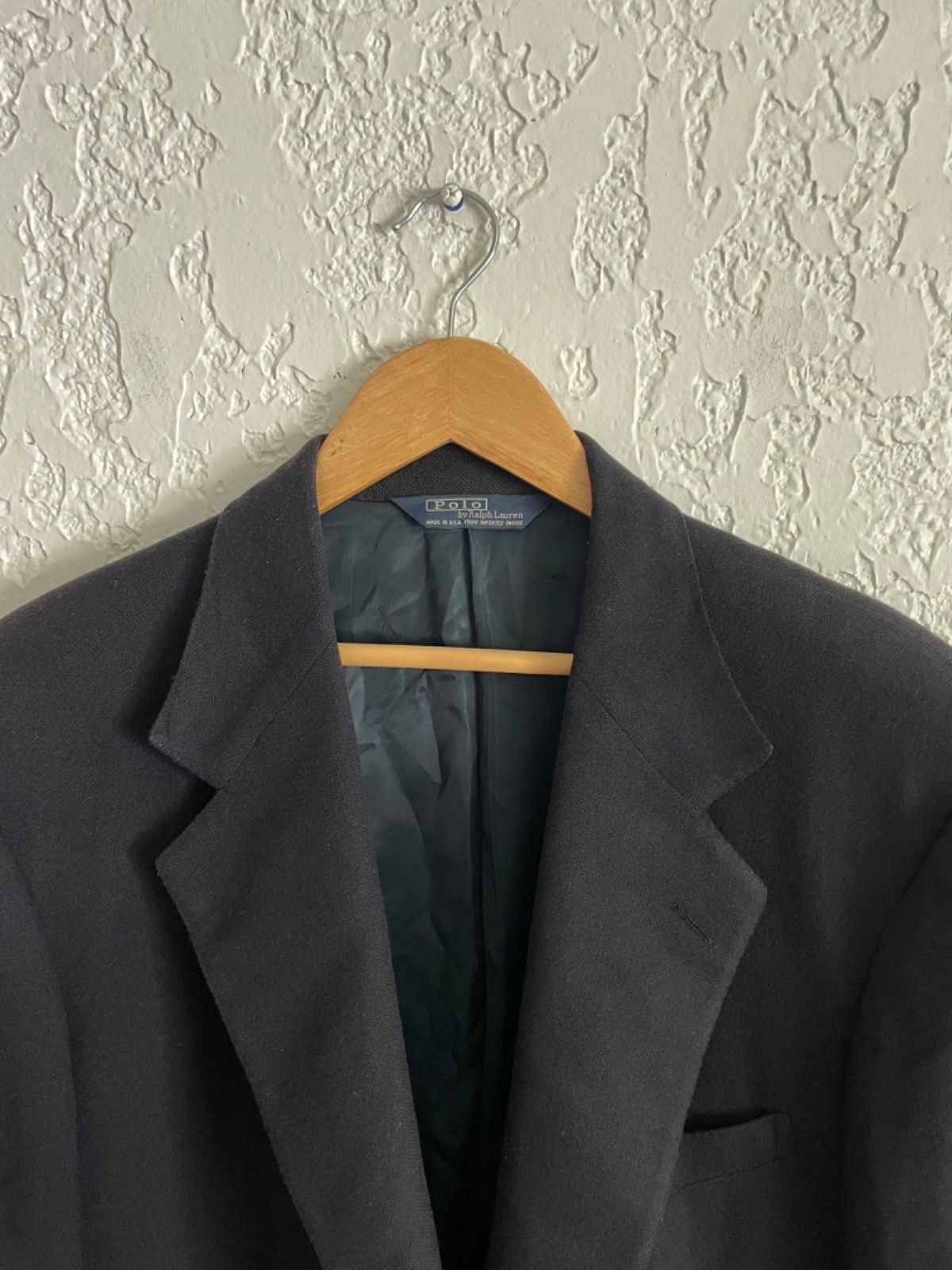 Polo Ralph Lauren 🔥 POLO RALPH LAUREN® RARE 80s Iconic Doeskin Blazer Size 44L - 4 Thumbnail