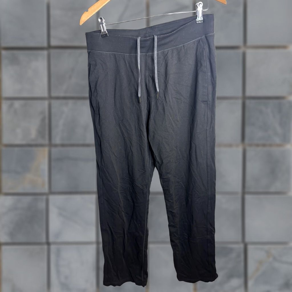 Lululemon Lululemon Pants Mens Large Black Relaxed Fit Drawstring Athleisure Yoga Lounge Pants Size US 31 - 1 Thumbnail