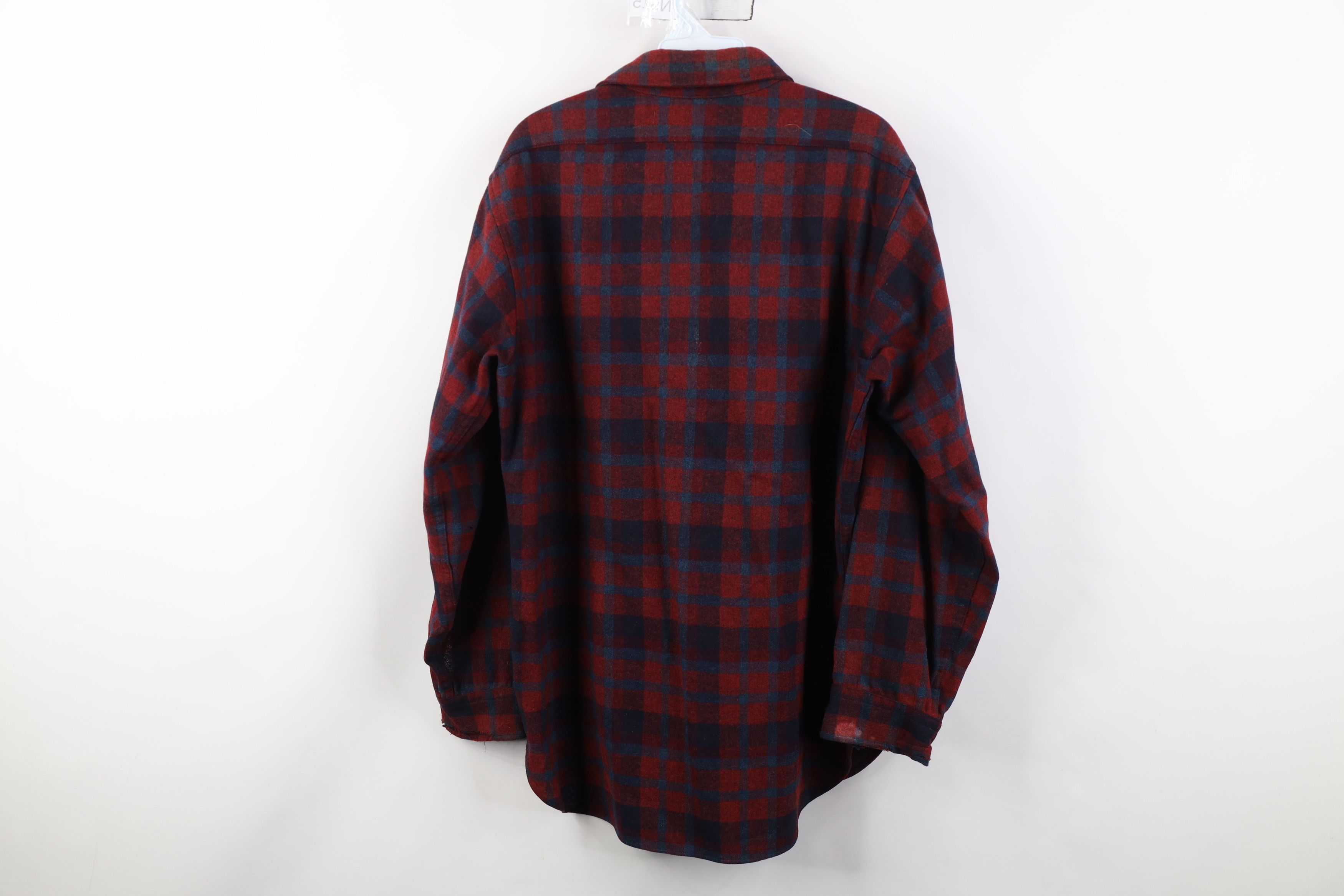 Pendleton Vintage 70s Pendleton Wool Knit Collared Button Shirt USA Size US M / EU 48-50 / 2 - 13 Thumbnail